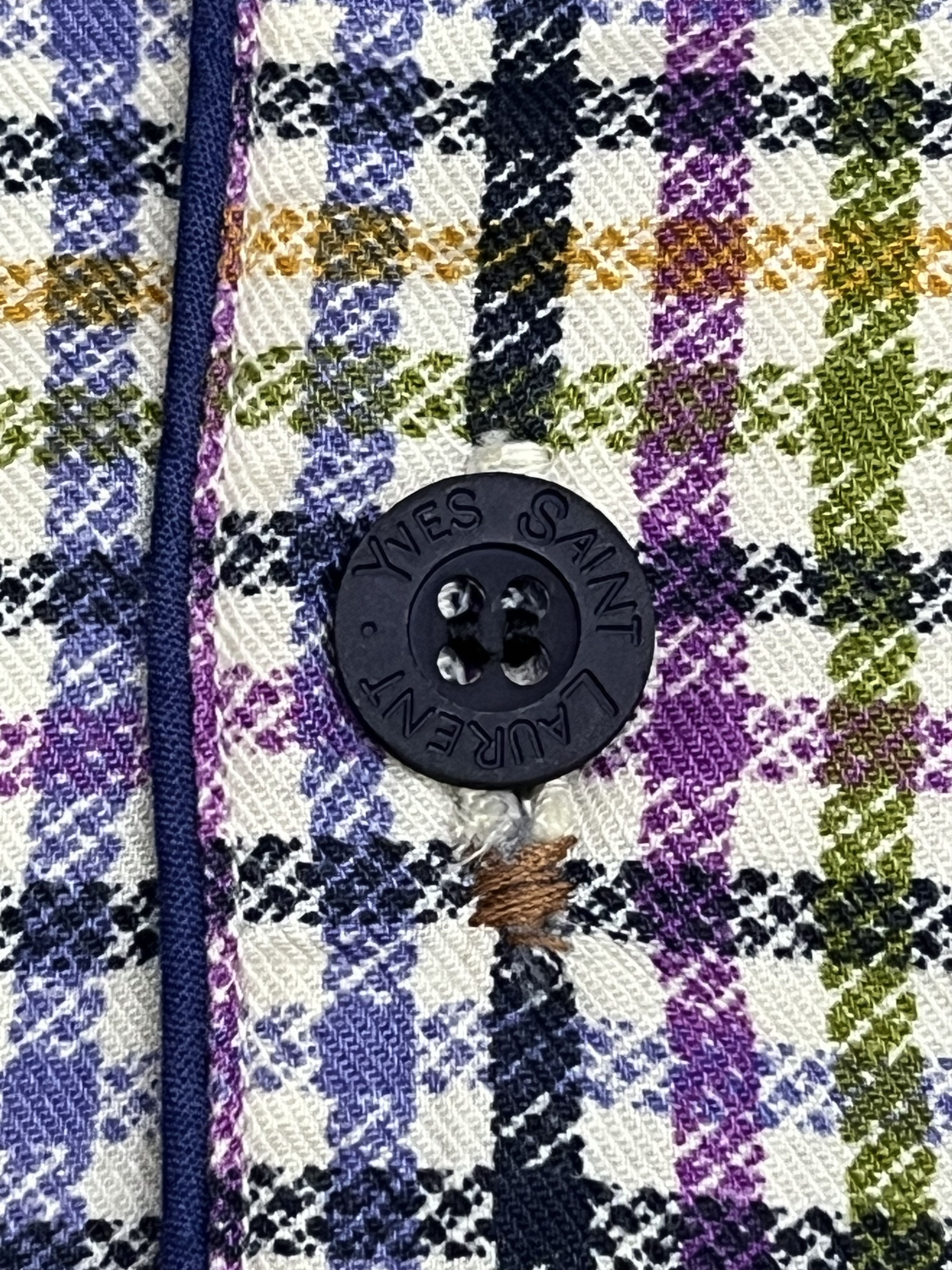 Yves Saint Laurent 🔥Authentic YSL Multicolor Classic Check Unisex Pajamas Set Size US M / EU 48-50 / 2 - 14 Thumbnail