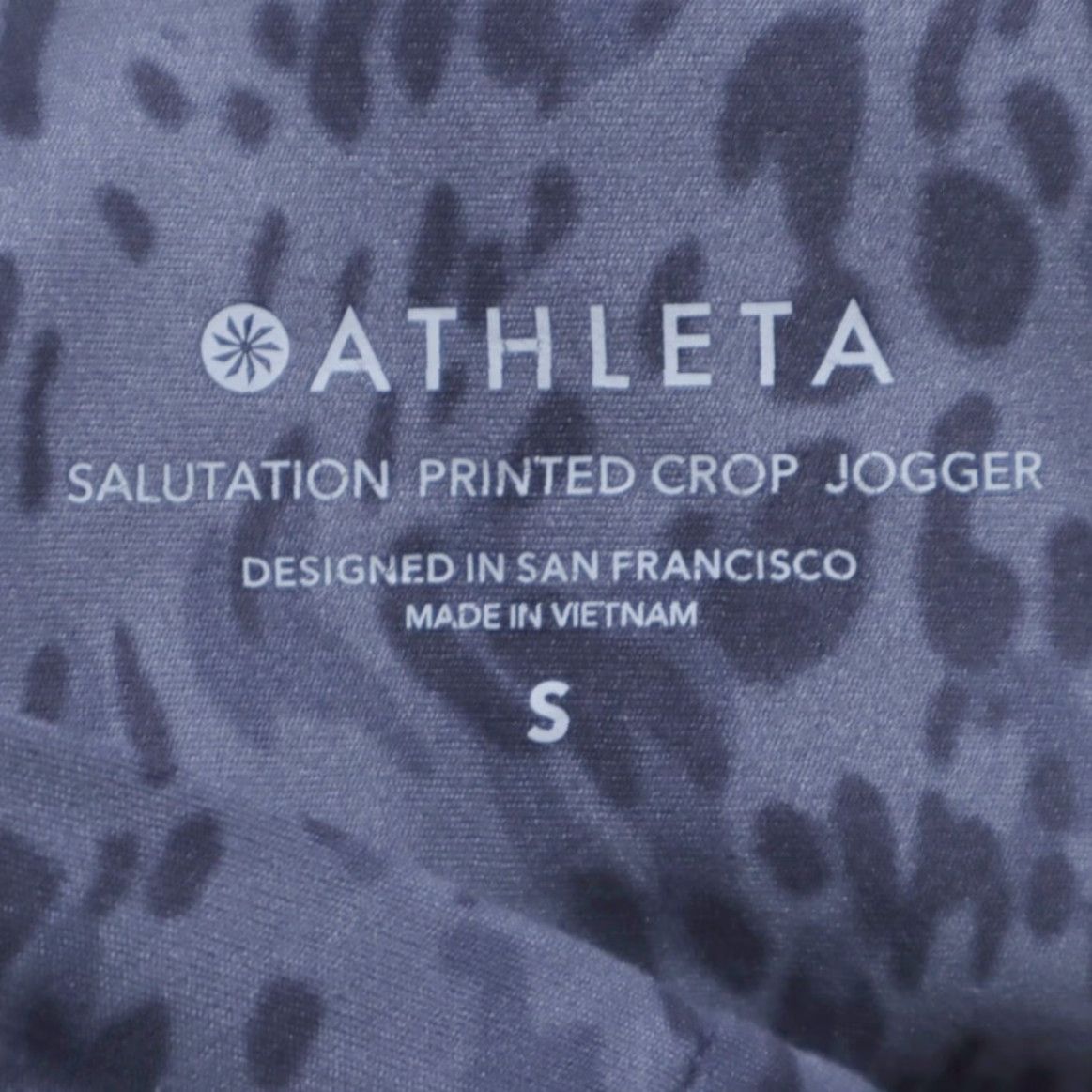 Athleta VINTAGE Athleta Salutation Crop Woven Jogger Purple Patterned Women's S Size 28" / US 6 / IT 42 - 5 Thumbnail