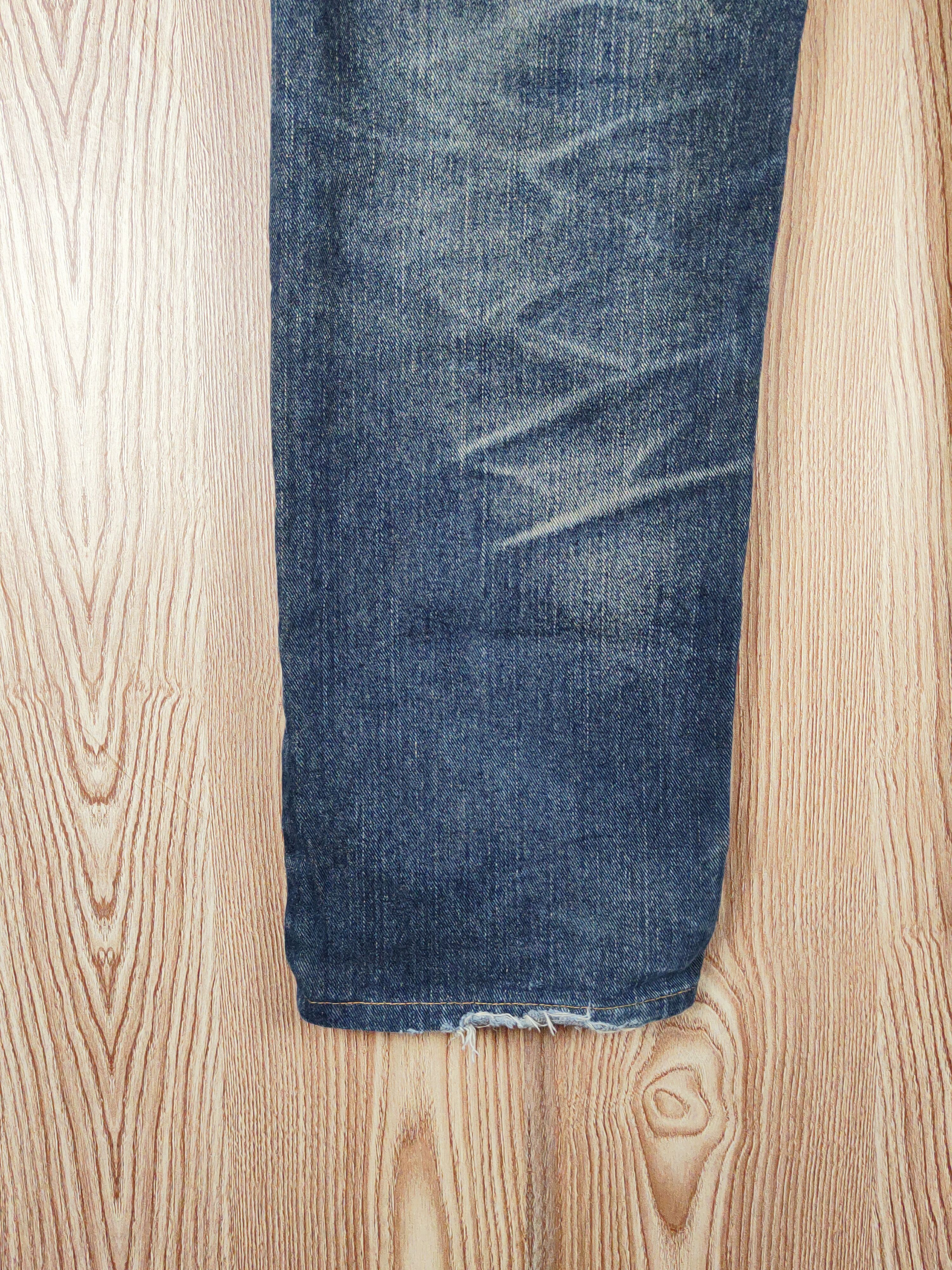 Edwin Edwin Dark Blue Faded Distressed Ripped Jeans #S2720 Size US 34 / EU 50 - 12 Thumbnail