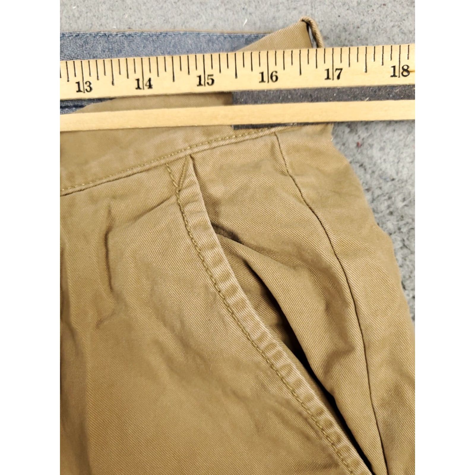 Tommy Hilfiger Tommy Hilfiger Chino Pants Mens 32x32 Beige Straight Flat Front Regular Fit Size US 32 / EU 48 - 4 Thumbnail