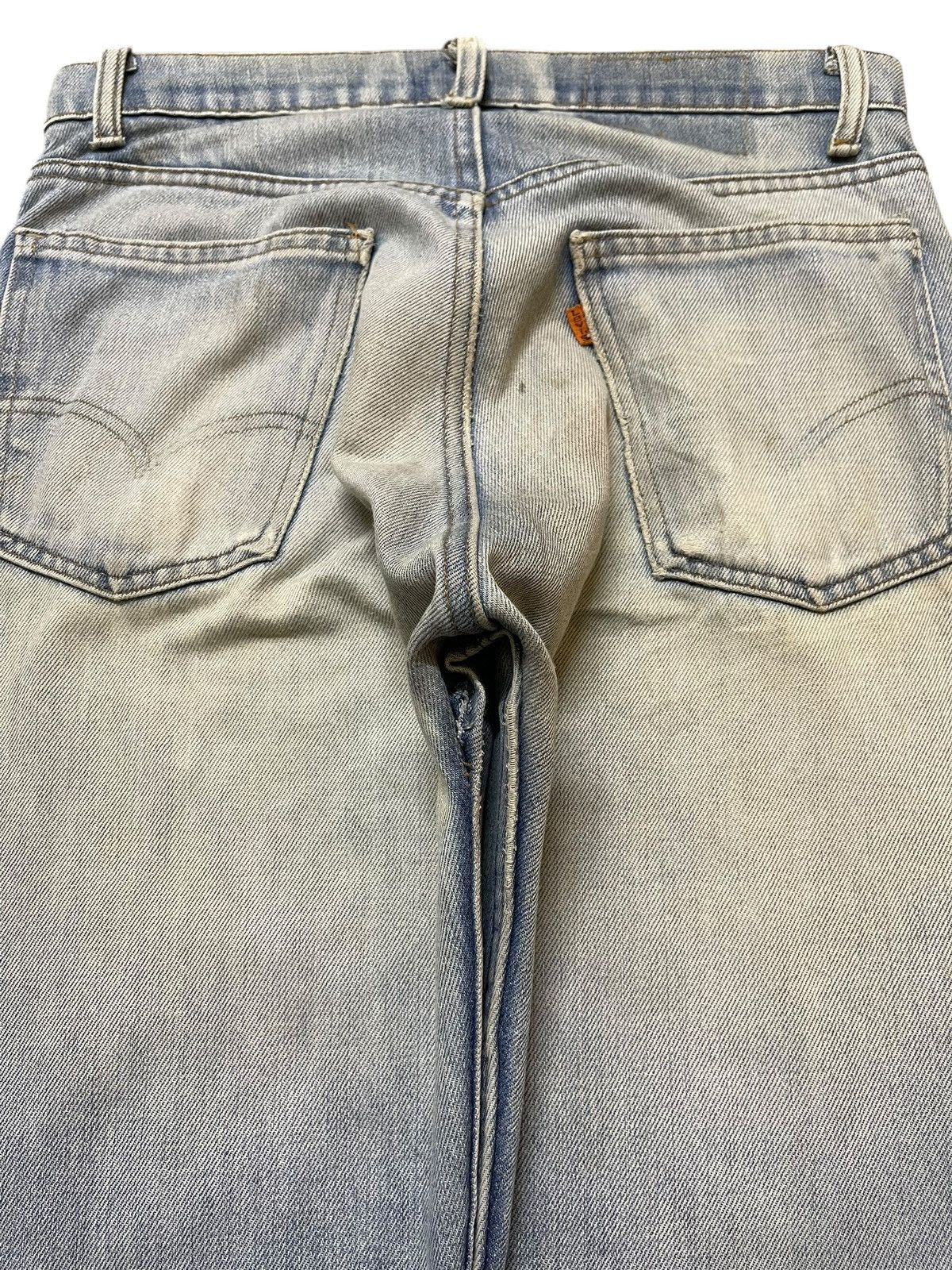 Levi's Crazy Vintage 70s Levis Orange Tab Button #8 Mud Wash Faded Size US 32 / EU 48 - 5 Thumbnail