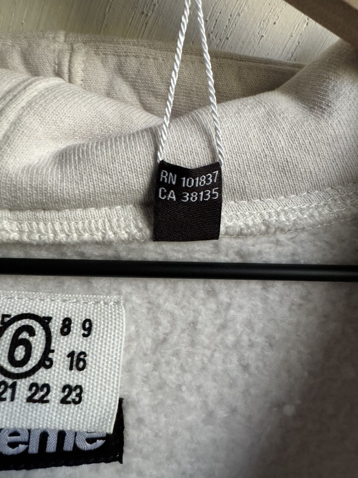 Maison Margiela × Supreme Supreme MM6 Maison Margiela Box Logo Zip Up Hoodie White Size US M / EU 48-50 / 2 - 8 Thumbnail