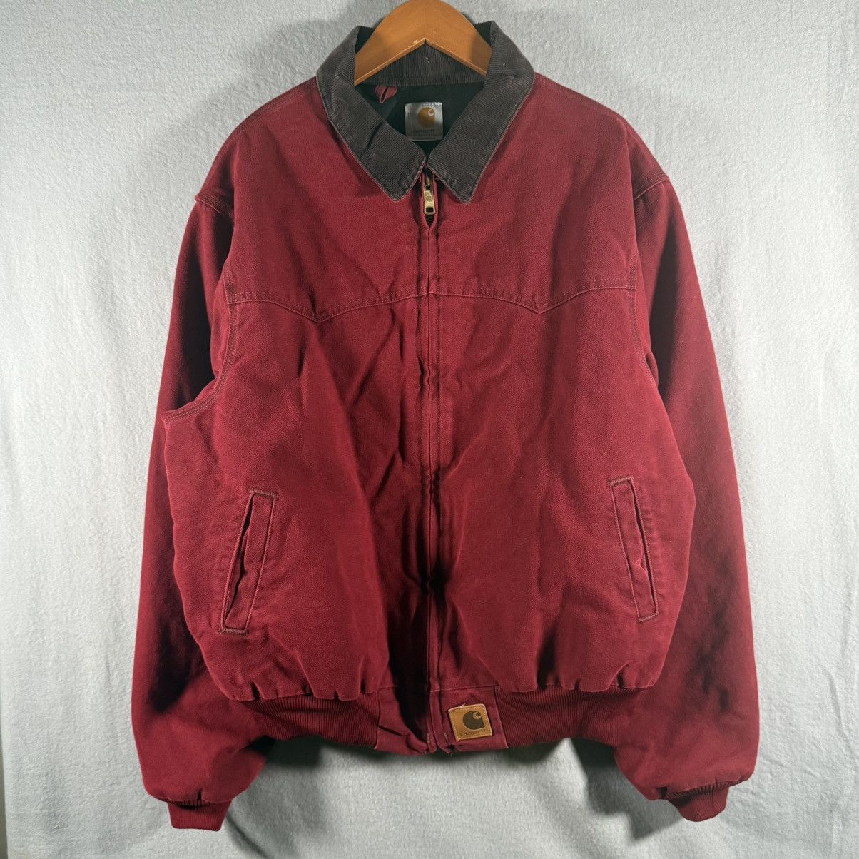 Carhartt × Vintage Vintage Carhartt Aztec red JR0456 Santa Fe work