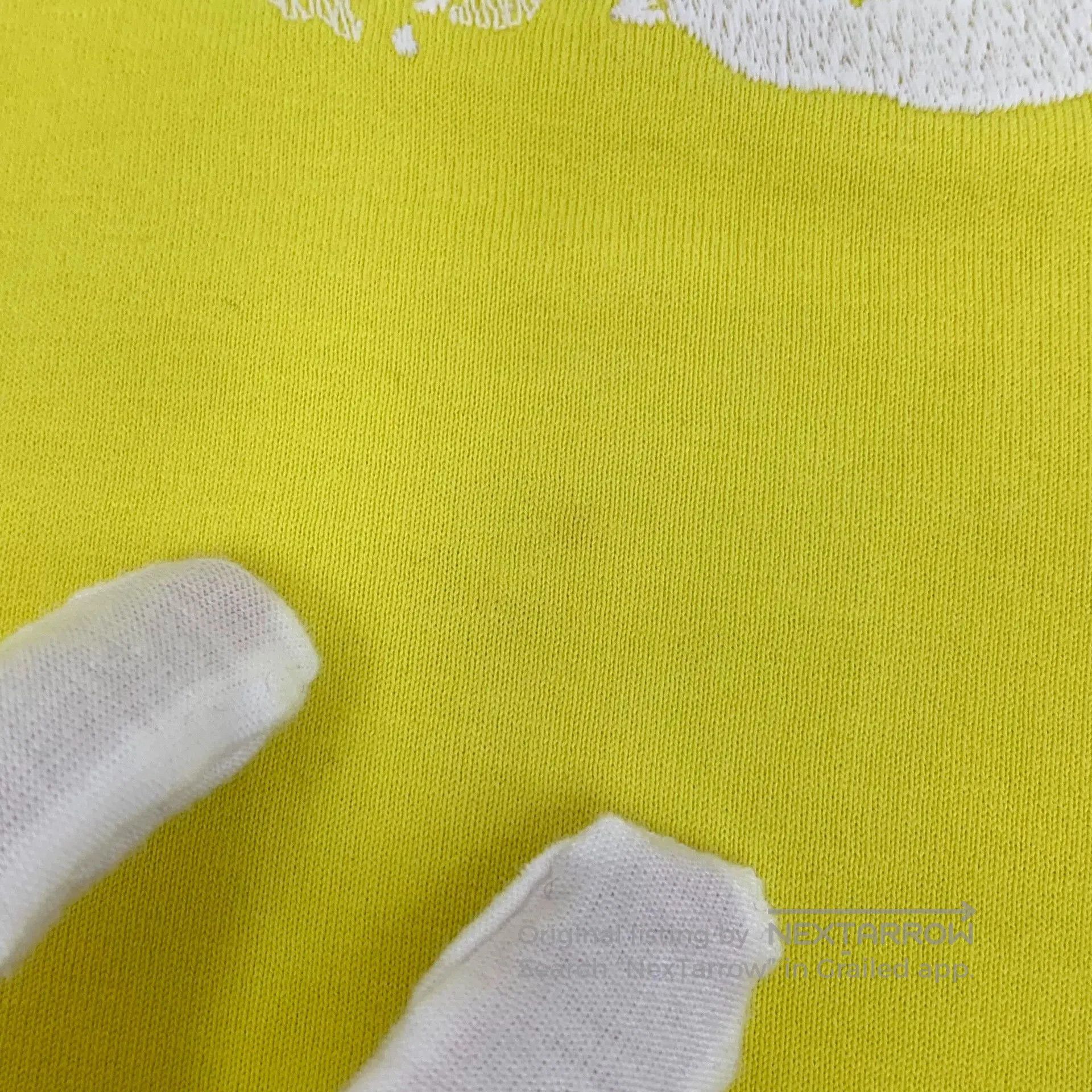 Dior dior yellow logo embroidered cotton t-shirt. Size US M / EU 48-50 / 2 - 9 Thumbnail