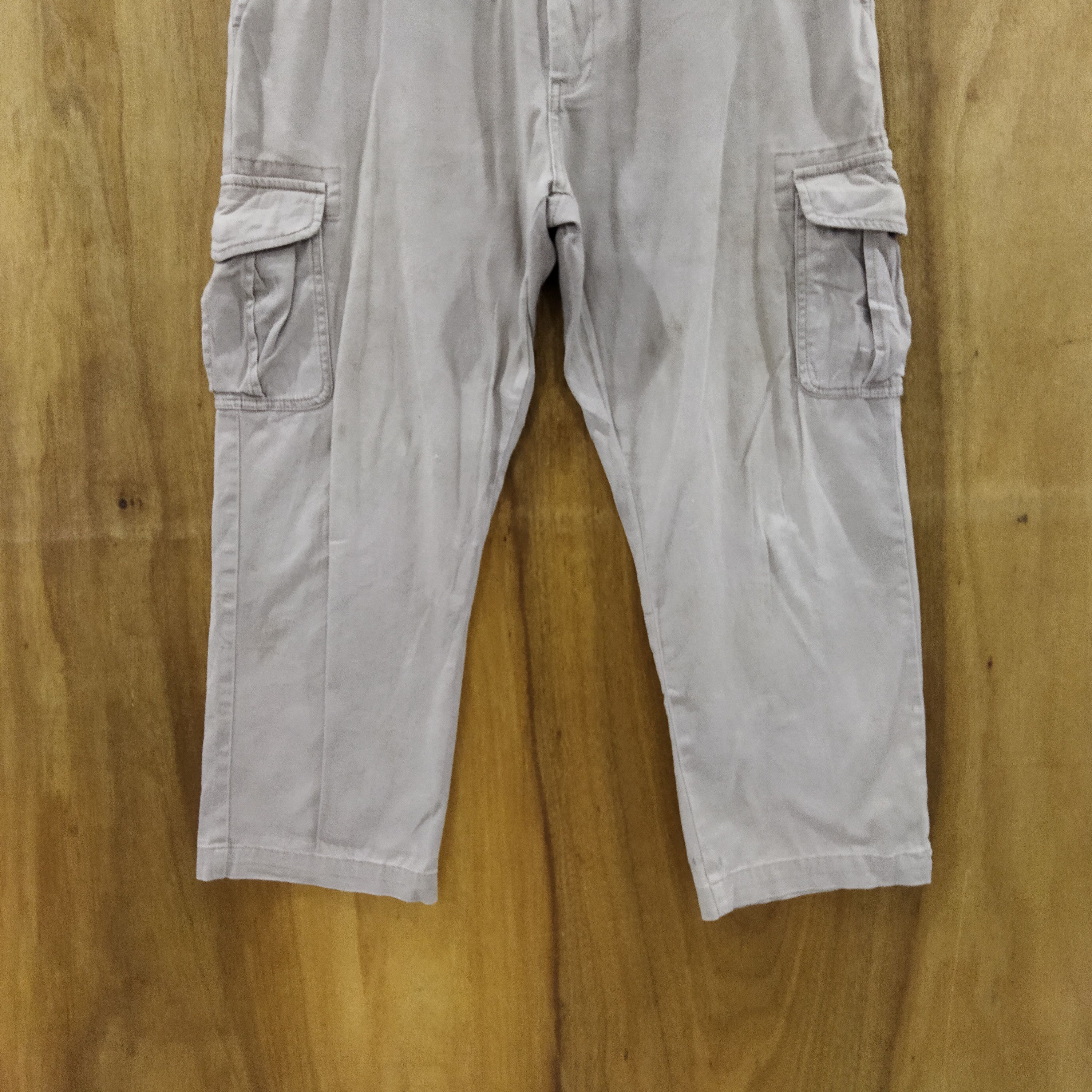 Japanese Brand TROY BROS GREY CARGO PANTS Size US 34 / EU 50 - 3 Thumbnail