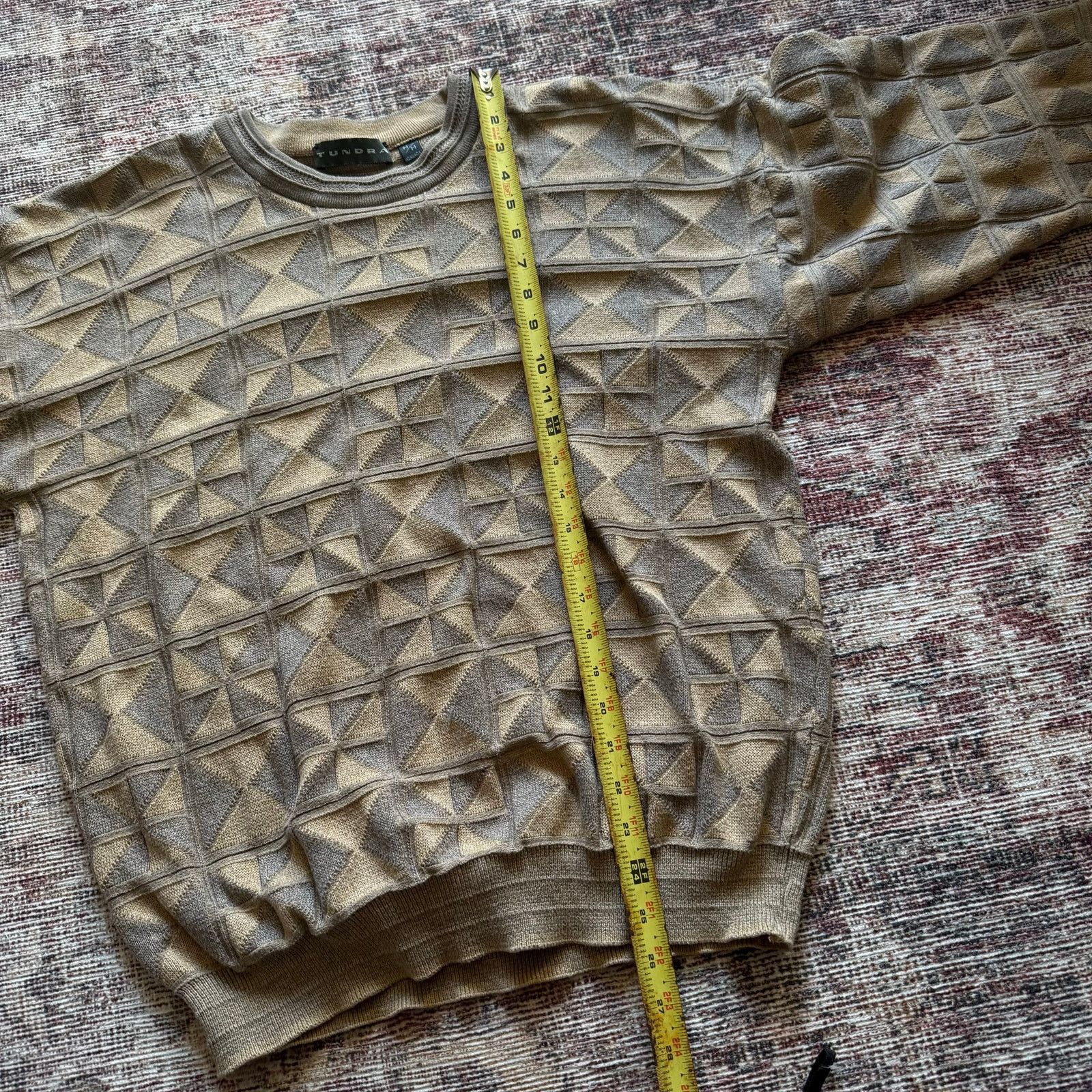 Tundra Vintage Tundra Patterned Grandpa Sweater Sz M Size US M / EU 48-50 / 2 - 6 Thumbnail