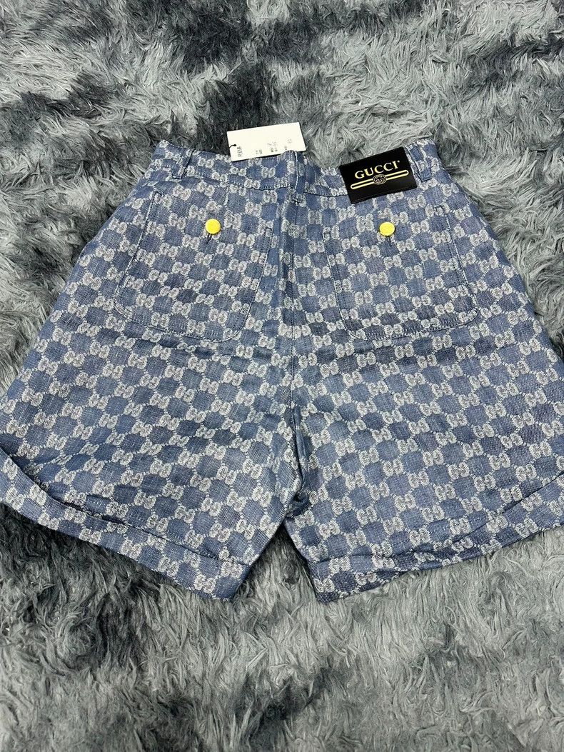 Gucci Gucci Full-print denim shorts 2502-Nextarrow Size US 26 / EU 42 - 2 Thumbnail