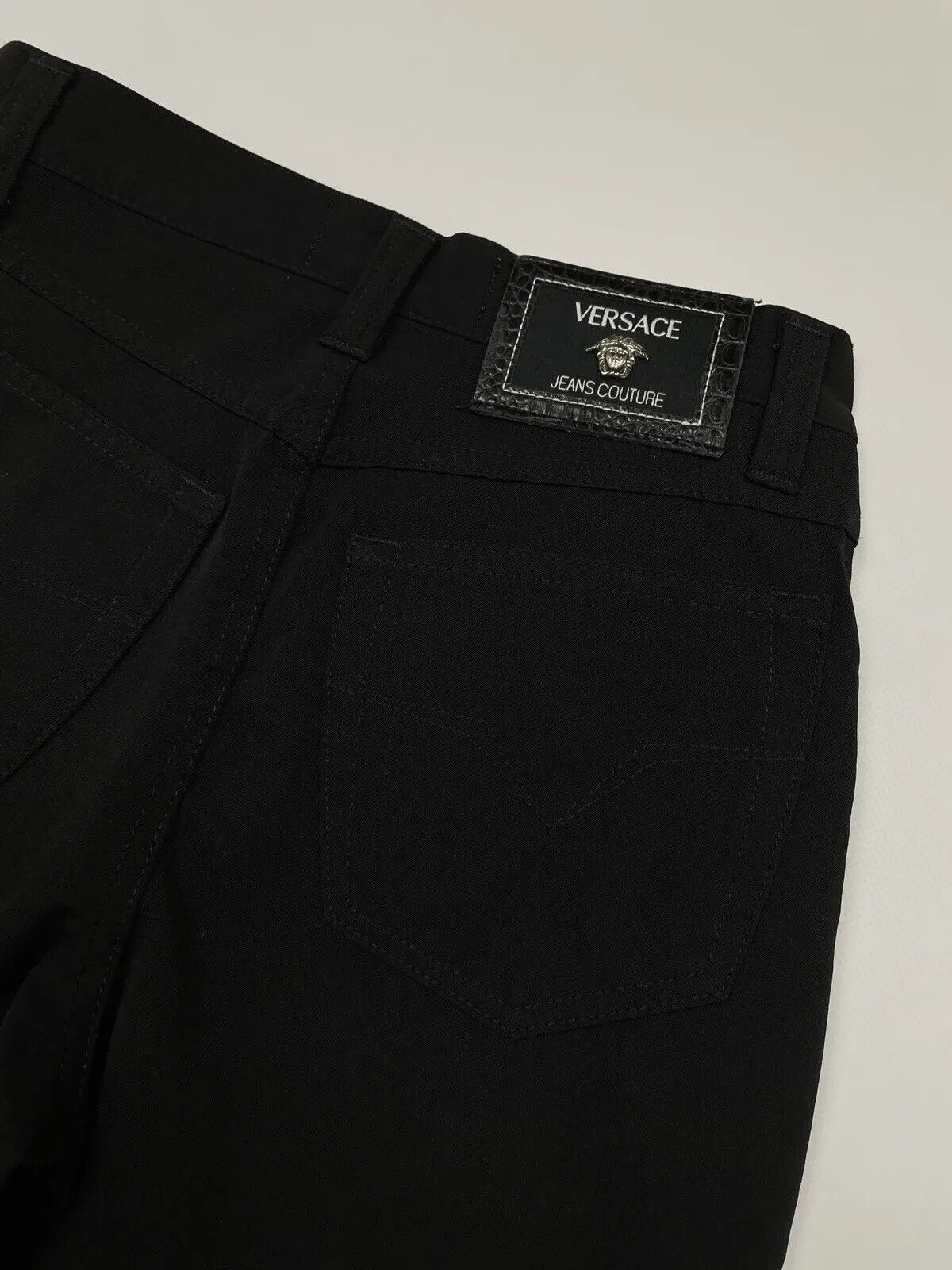 Versace Jeans Couture Vintage 1990s Versace Jeans Couture Womens Pants Logo Size 28" / US 6 / IT 42 - 9 Thumbnail