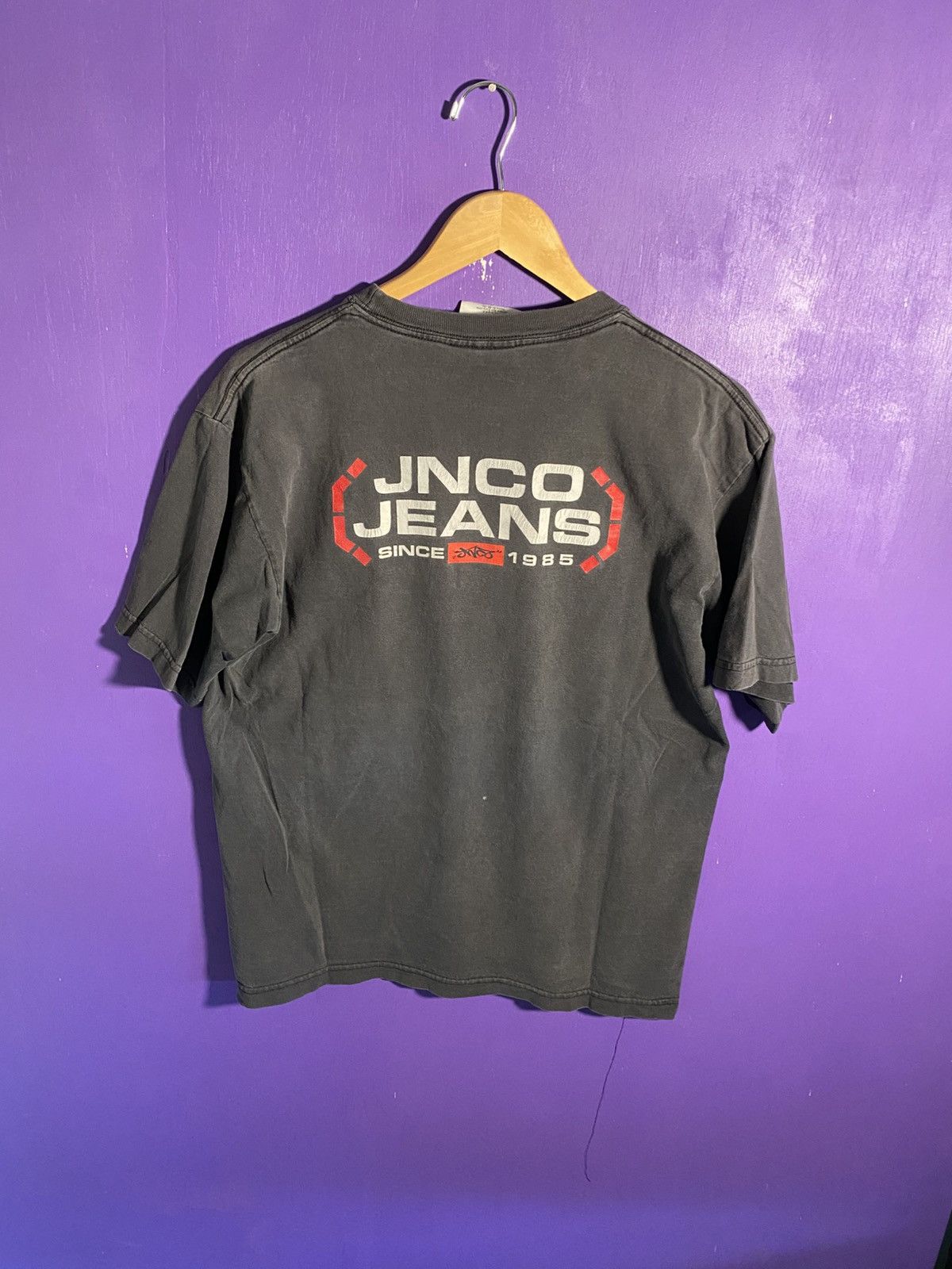 JNCO × Vintage Vintage 90s JNCO jeans crown logo mullet tee Size US L / EU 52-54 / 3 - 2 Thumbnail