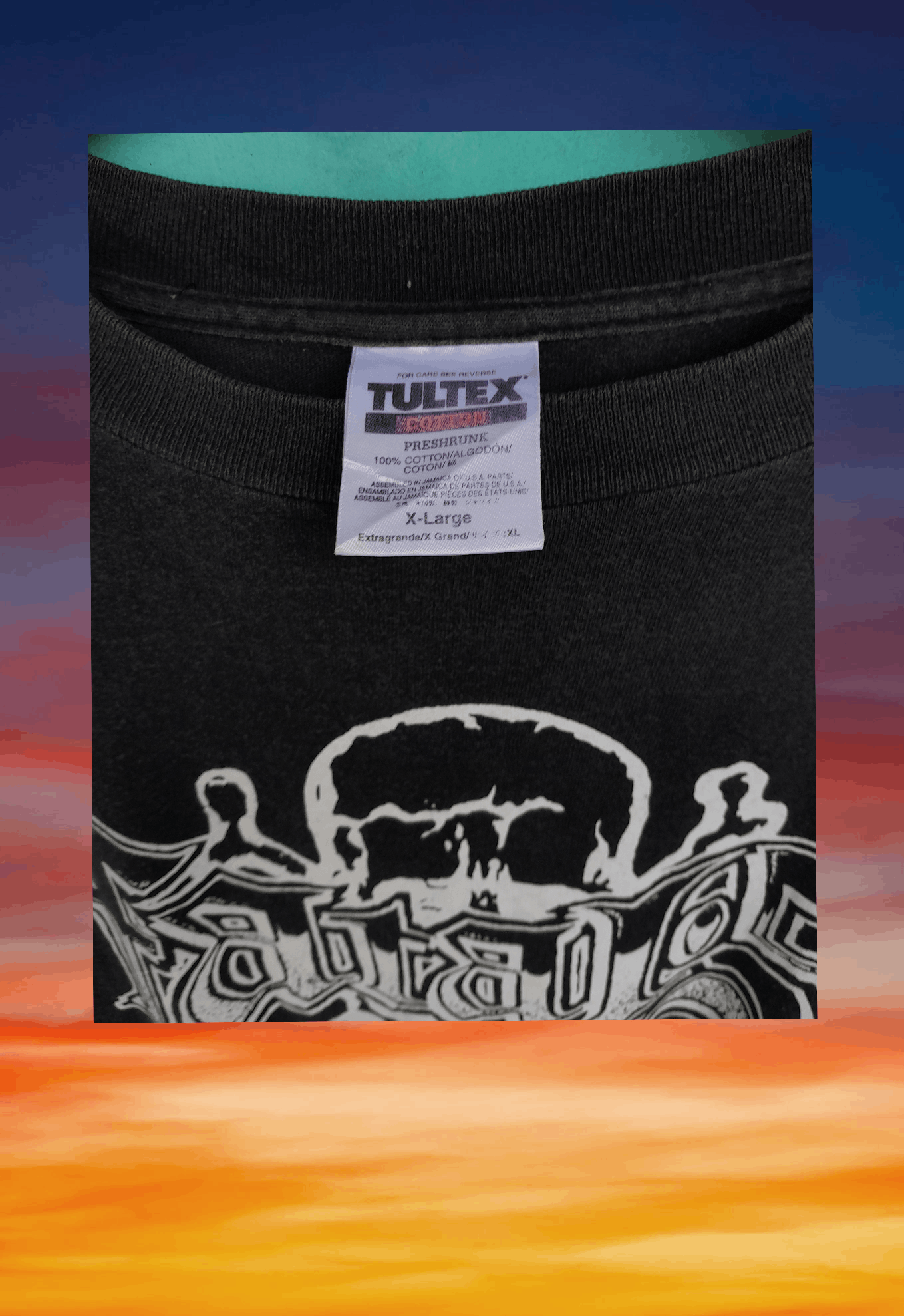 Band Tees × Vintage Vintage 90s PARANOID Fatal 5 pain divine company t-shirt Size US XL / EU 56 / 4 - 7 Thumbnail