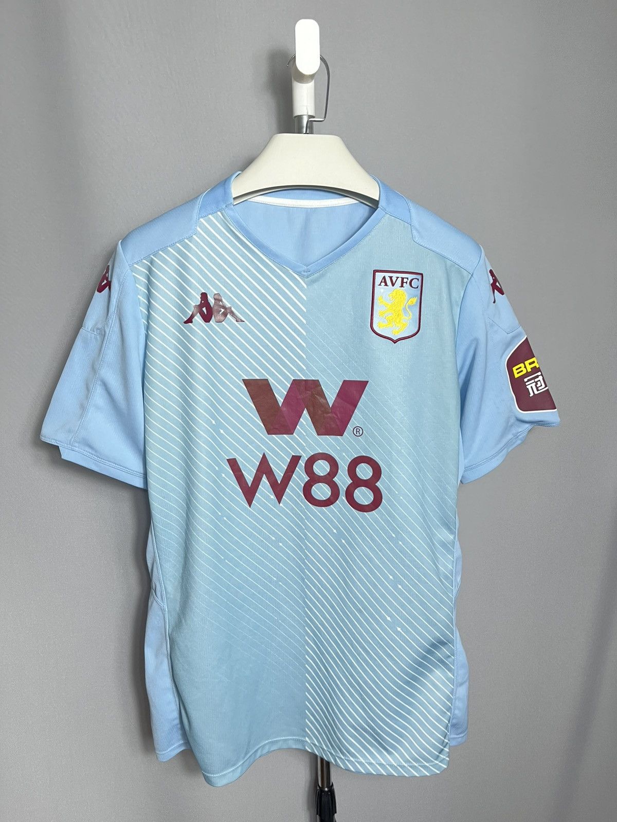 Kappa Kappa Aston Villa 2019 2020 Away Shirt Soccer Jersey Size US XL / EU 56 / 4 - 1 Thumbnail