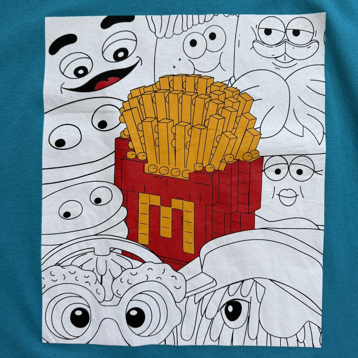 Hypebeast × LEGO McDonald’s Nanoblock Fries & Old Friends T-Shirt Size US XL / EU 56 / 4 - 4 Thumbnail