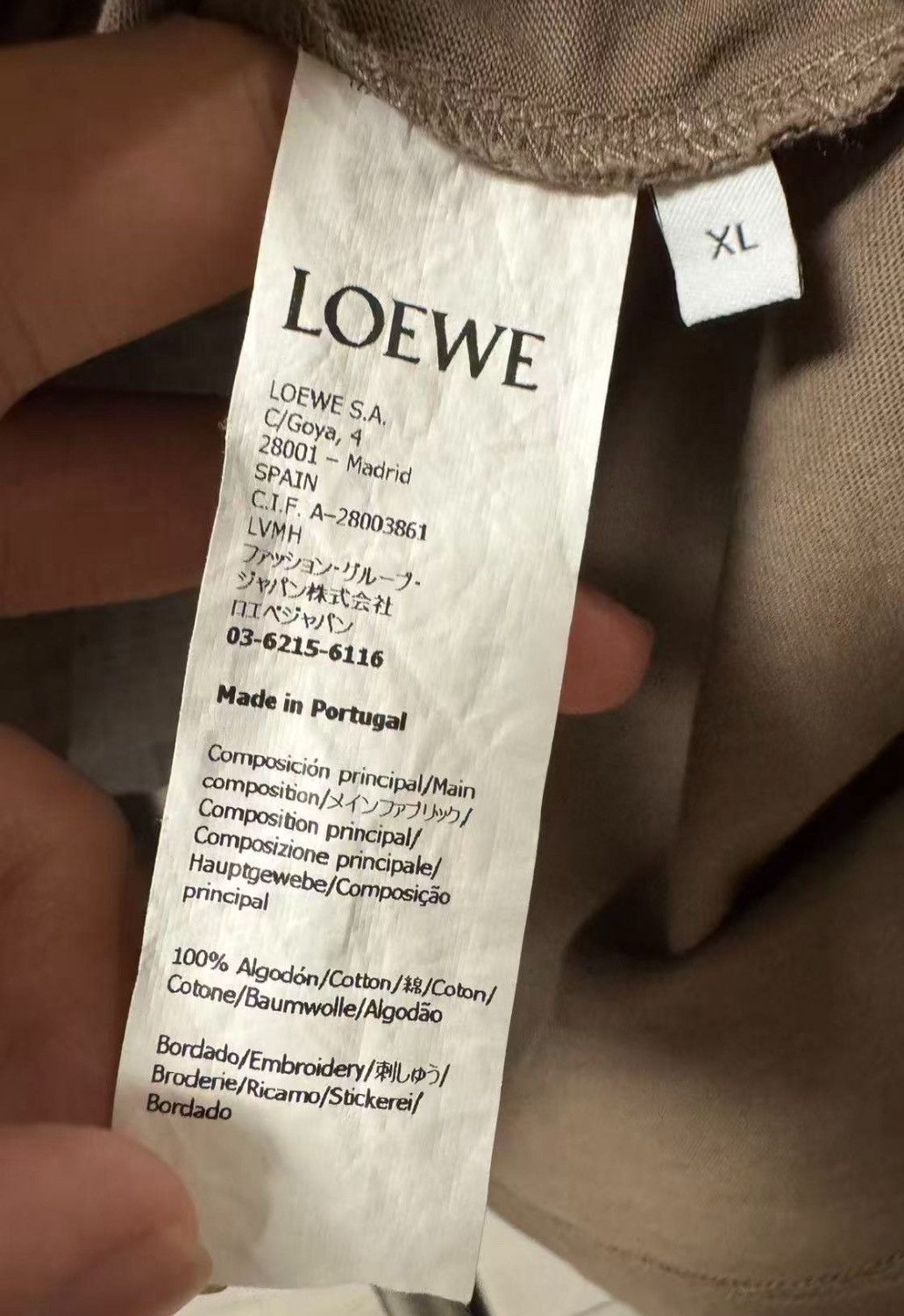 Loewe loewe Brown short sleeves 2505-Nextarrow Size US XL / EU 56 / 4 - 4 Thumbnail