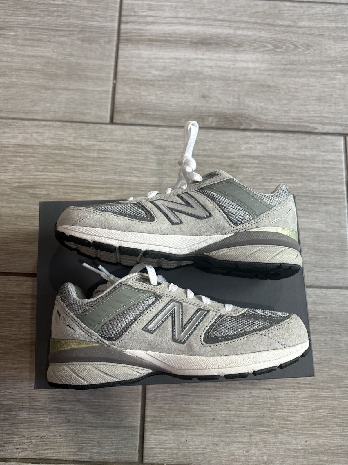 New Balance New Balance 990v5 Gray Little Kids Sneakers PC990GL5 Size 2 Size US 5 / EU 37 - 6 Thumbnail