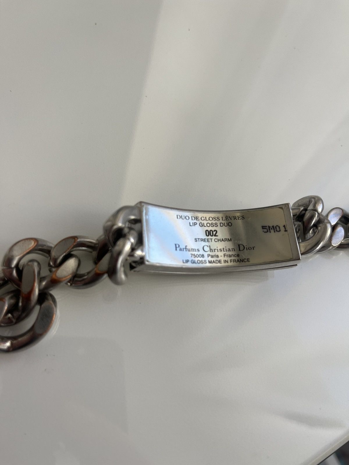 Dior Dior 2004 John Galliano Cuban Link Stash Spot Bracelet Size ONE SIZE - 8 Thumbnail