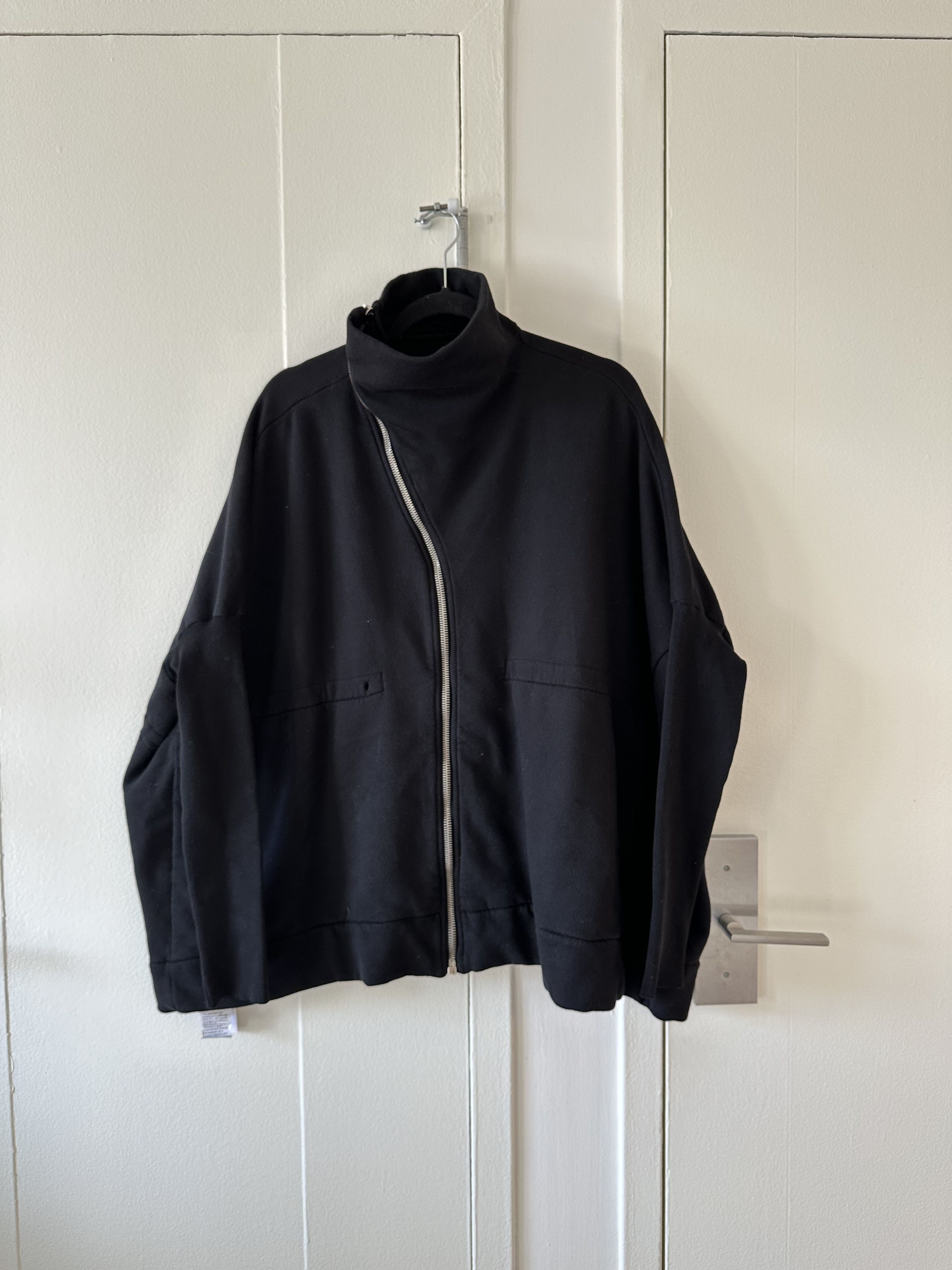 Rick Owens Drkshdw Asymmetrical Zip Sweater
