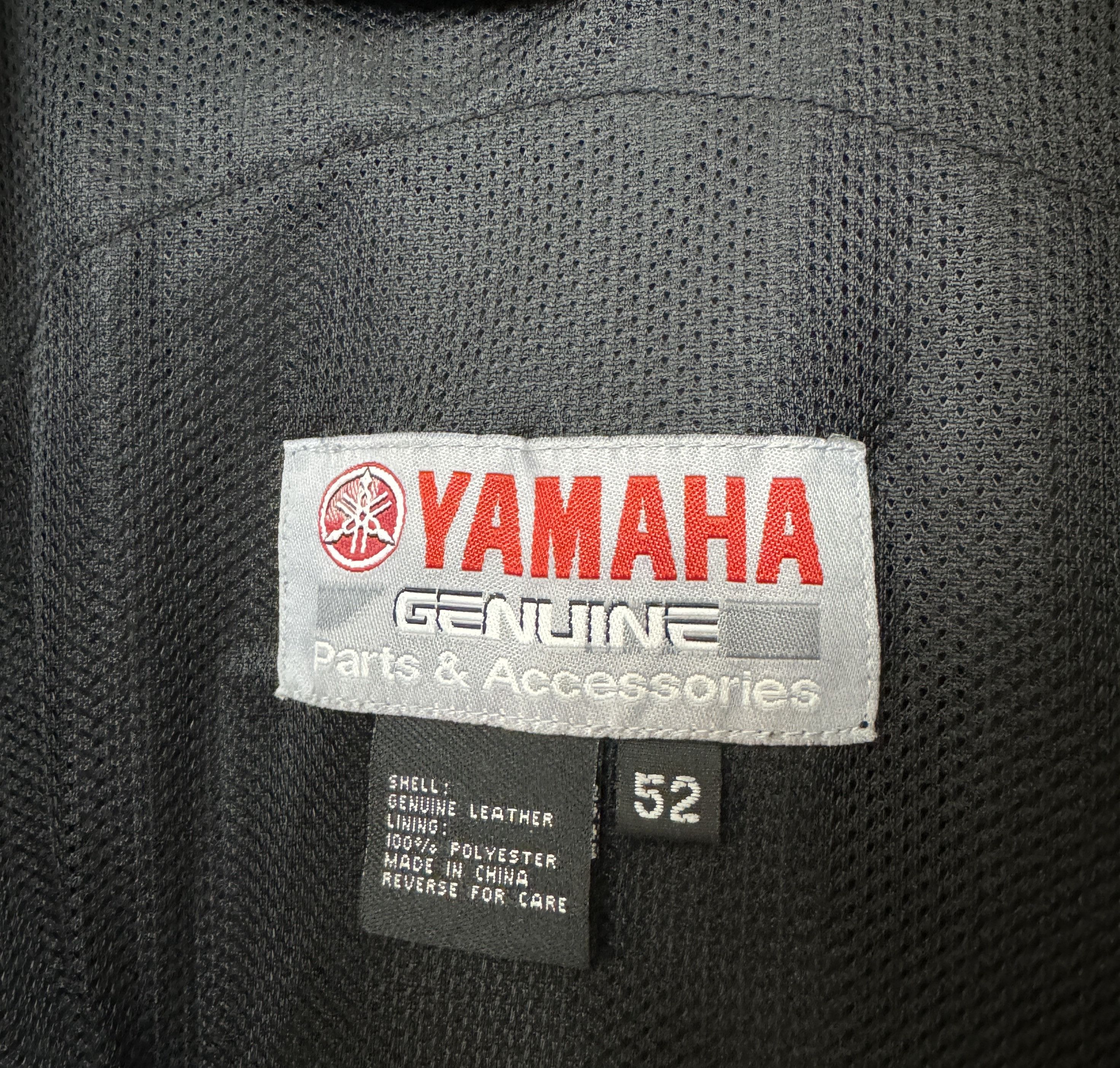 Vintage Yamaha Racing Geniune Leather Jacket Black Big Logo Size 52 Size US L / EU 52-54 / 3 - 11 Thumbnail