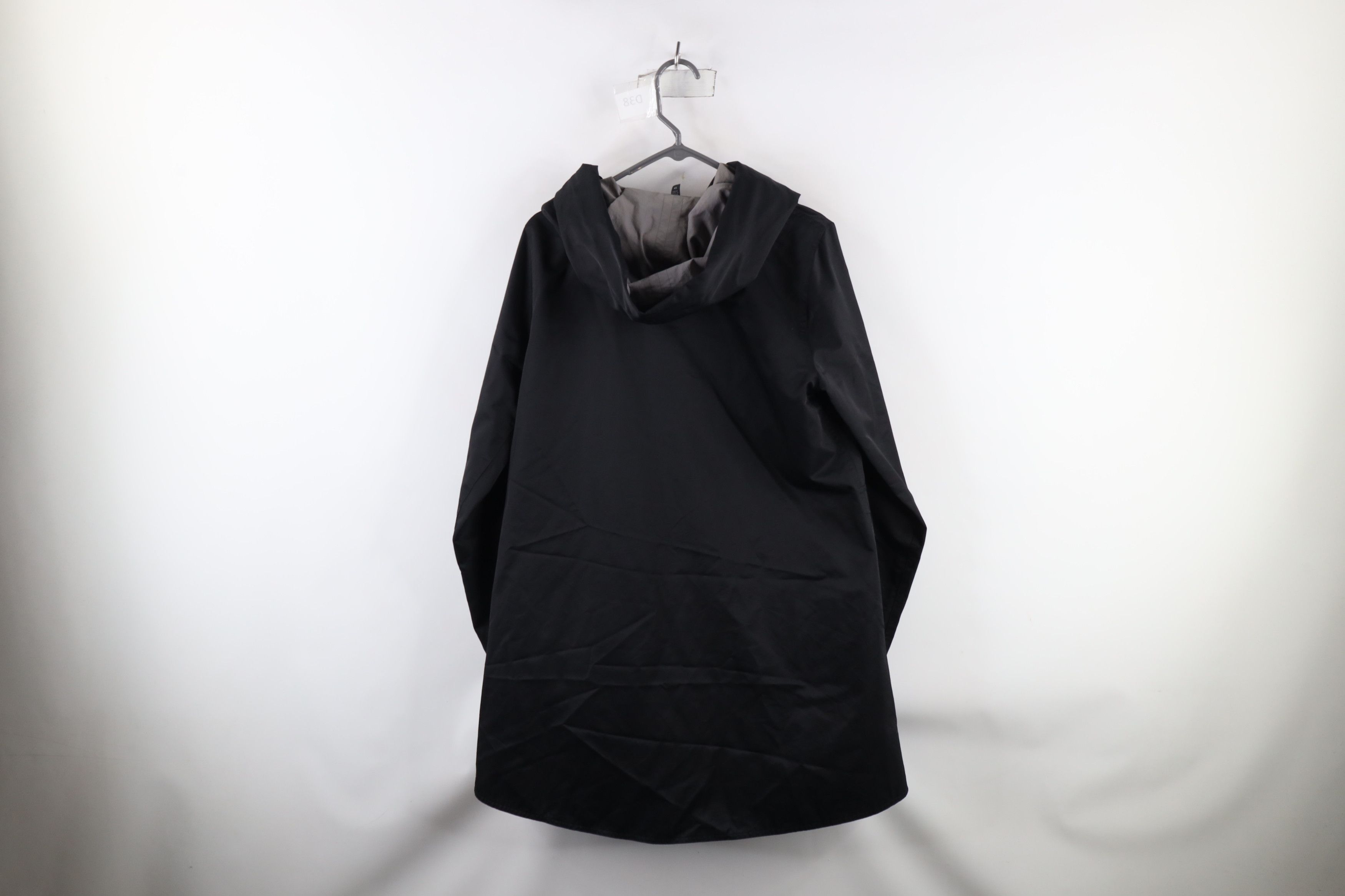 Eileen Fisher × Vintage Eileen Fisher Reversible Button Hooded Jacket Black Gray Size S / US 4 / IT 40 - 9 Thumbnail