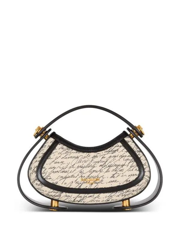 Balmain o1s1wg111225 Size:OS/Jolie Madame Love Letter Bag in White Size ONE SIZE - 1 Thumbnail