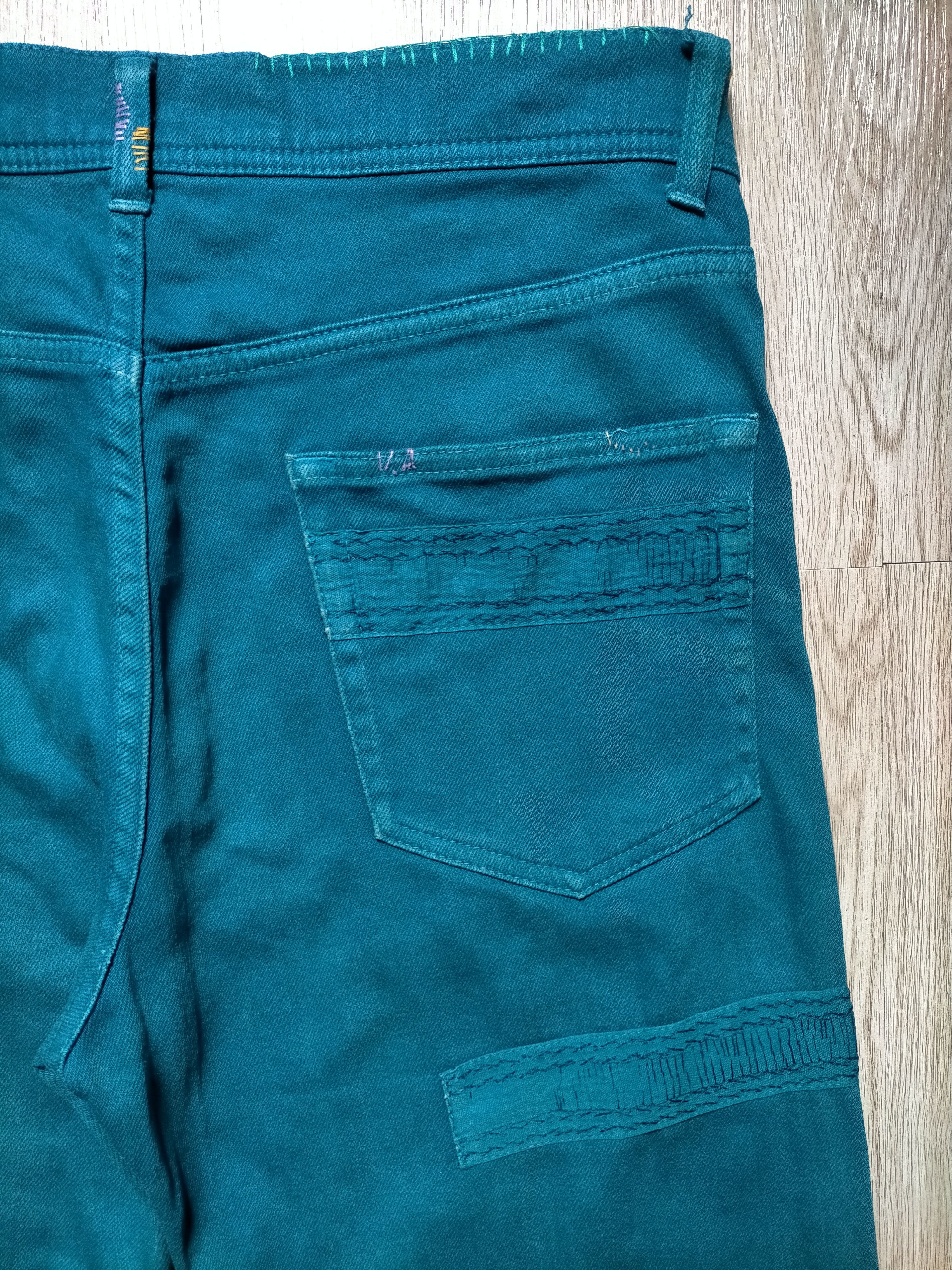 Issey Miyake × Tsumori Chisato × mercibeaucoup Tsumori Chisato Issey Miyake Patchwork Denim Pants Size US 31 - 11 Thumbnail