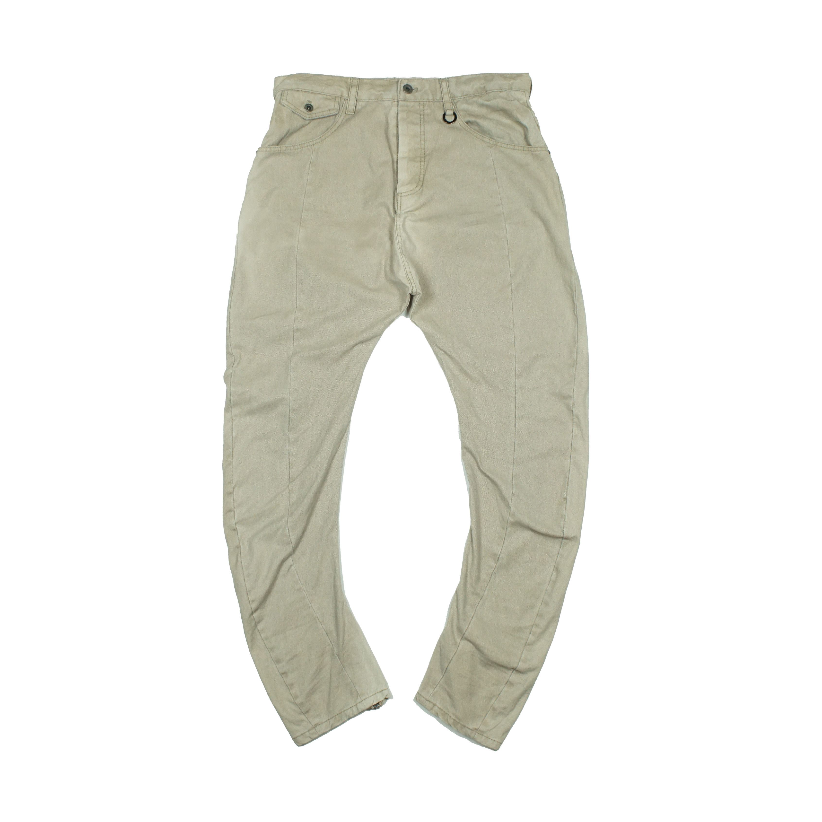 Gene Par Yukio Mishiba *NoTariff Yukio Mishiba Gene Par Banana Cut Zip Leg Pants Size US 34 / EU 50 - 2 Thumbnail