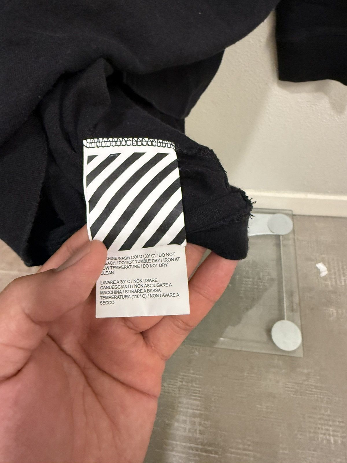 Off-White Off-White Diagonal Gradient Long Sleeve T-Shirt, Size S Size US S / EU 44-46 / 1 - 4 Thumbnail