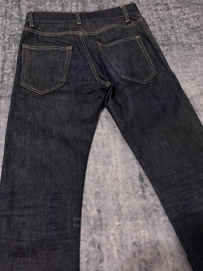 Saint Laurent Paris Saint Laurent Paris Deep Blue Raw Basic Denim Jeans Size US 26 / EU 42 - 4 Thumbnail