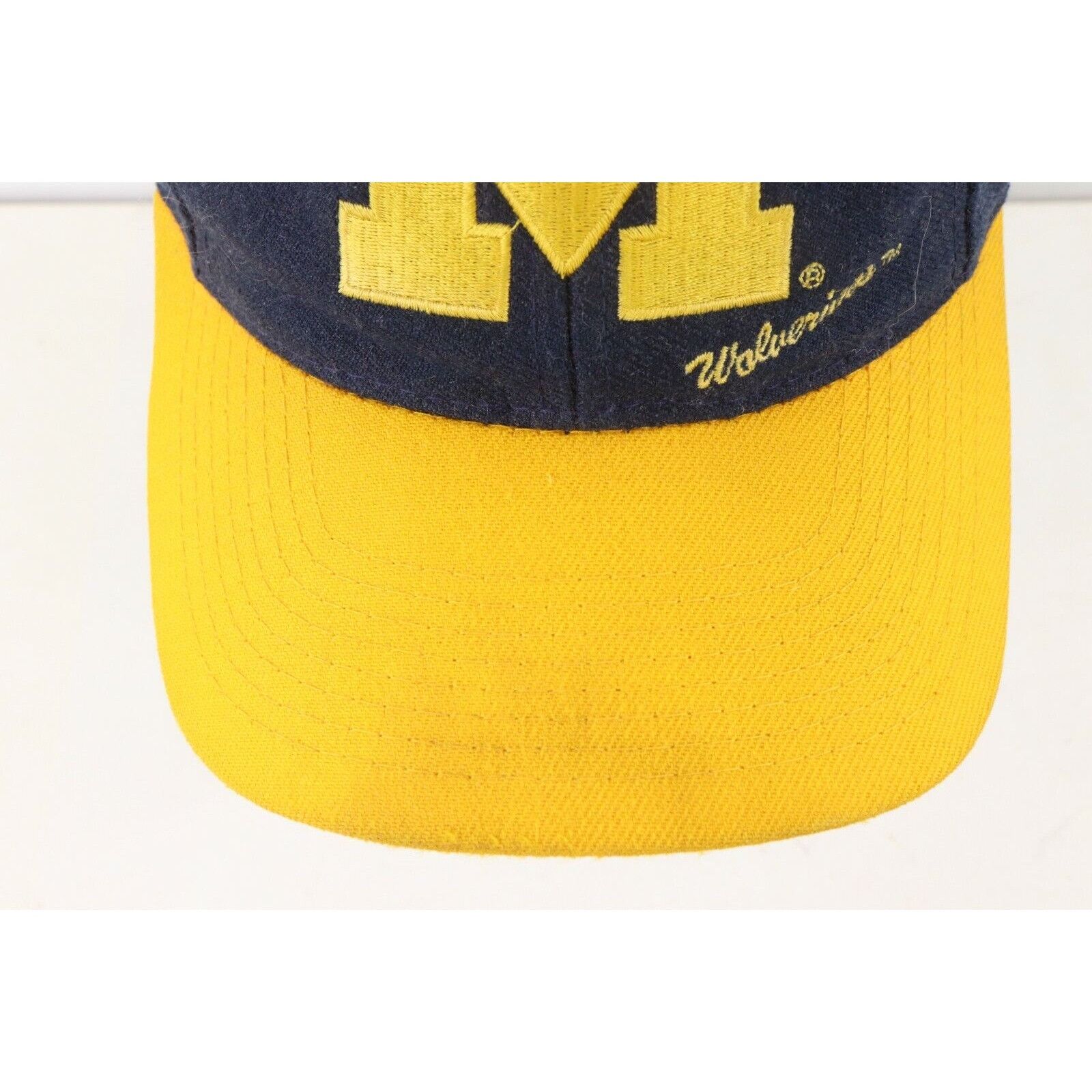 Vintage Vintage 90s Distressed University of Michigan Snapback Hat Size ONE SIZE - 3 Thumbnail