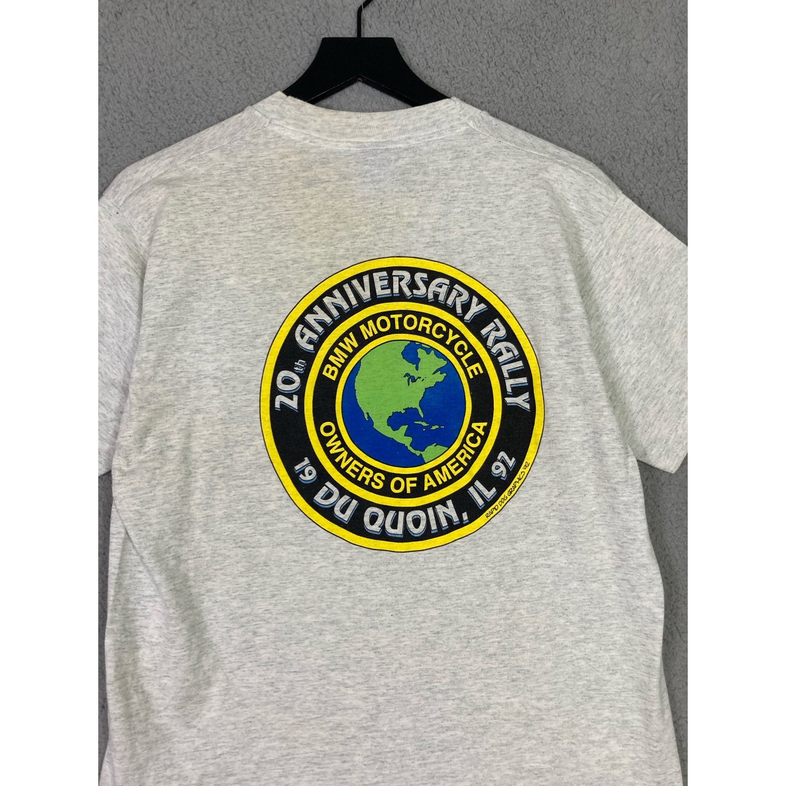 Vintage Vintage BMW Motorcycle Anniversary Rally T-Shirt L 1992 Size US L / EU 52-54 / 3 - 9 Thumbnail
