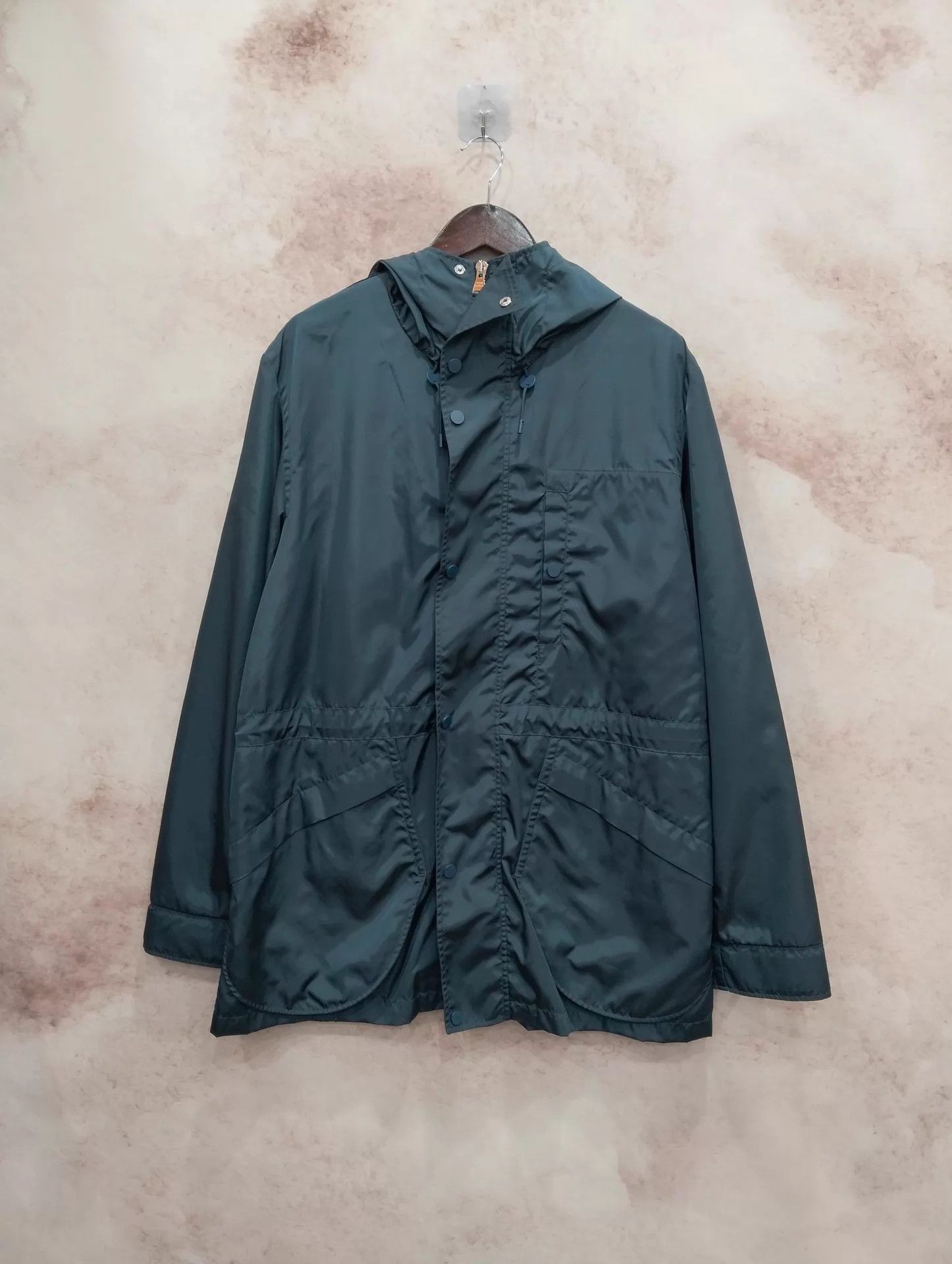 Louis Vuitton LV Navy Blue Color Block Hooded Jacket Size 52 Size US L / EU 52-54 / 3 - 1 Thumbnail