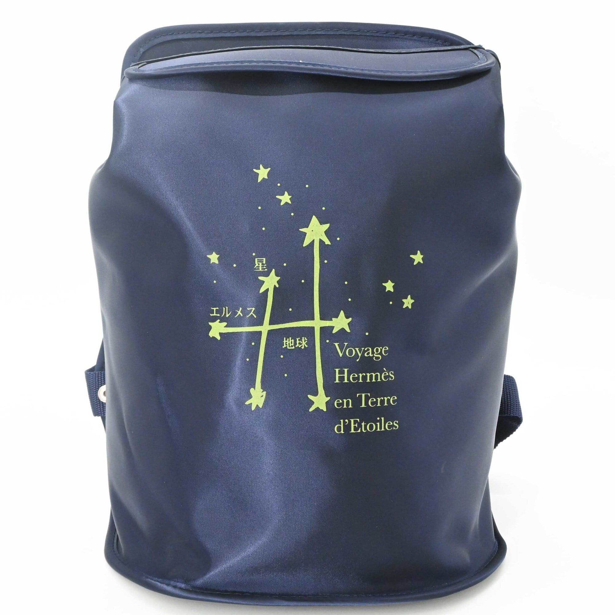 Hermes Hermes Sherpa Star-Traveling 2000 Limited Edition Nylon Backpack Rucksack Navy Size ONE SIZE - 1 Thumbnail