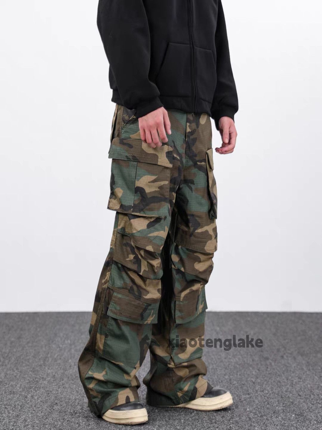 Vintage ltx Balenciaga rickowens style military outdoor cargo pants Size US 30 / EU 46 - 4 Thumbnail