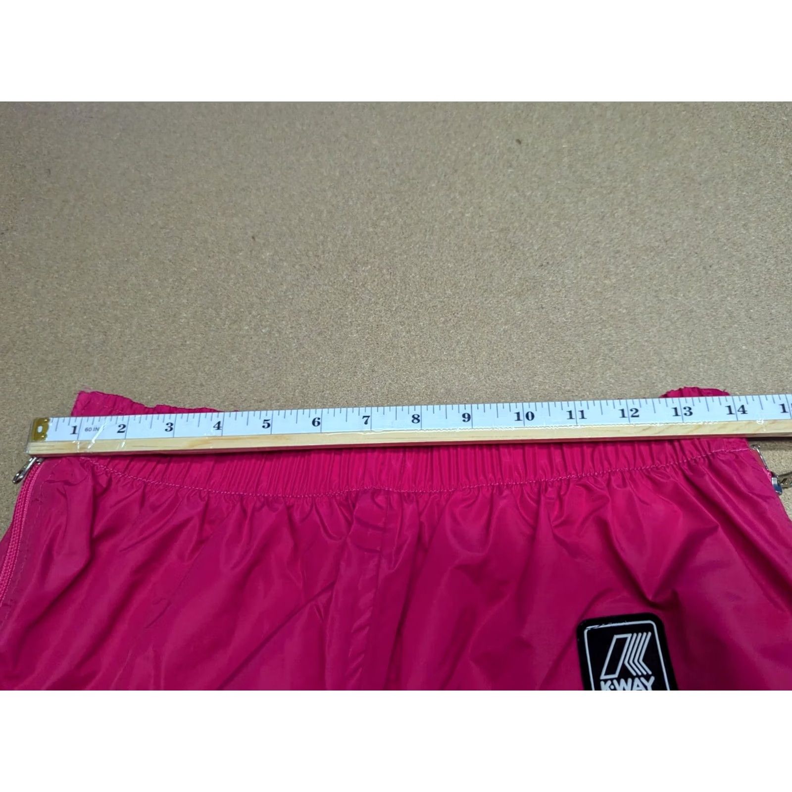 K-Way K-Way 2000 Womens Vintage Neon Pink Windbreaker Pants Zip Bottoms Size 8 Size 30" / US 8 / IT 44 - 7 Thumbnail