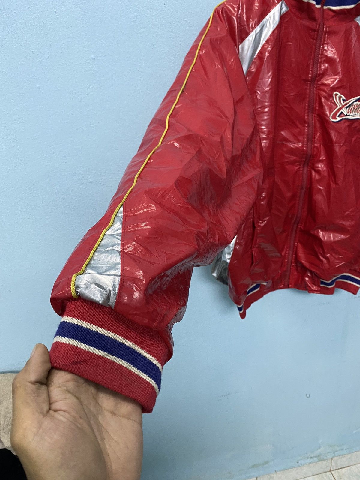 Japanese Brand × Vintage Vintage baseball wear jacket zip up made in japan Size US L / EU 52-54 / 3 - 4 Thumbnail