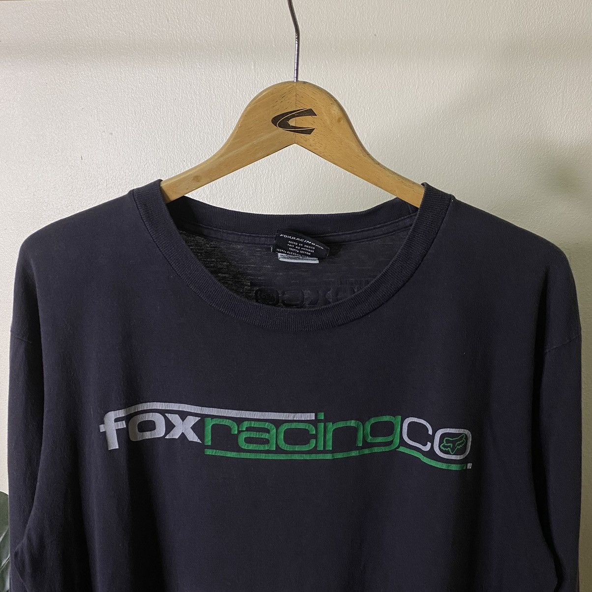 Fox Racing × Vintage Vintage 2000s Fox Racing Co LS Tee Size US L / EU 52-54 / 3 - 2 Thumbnail