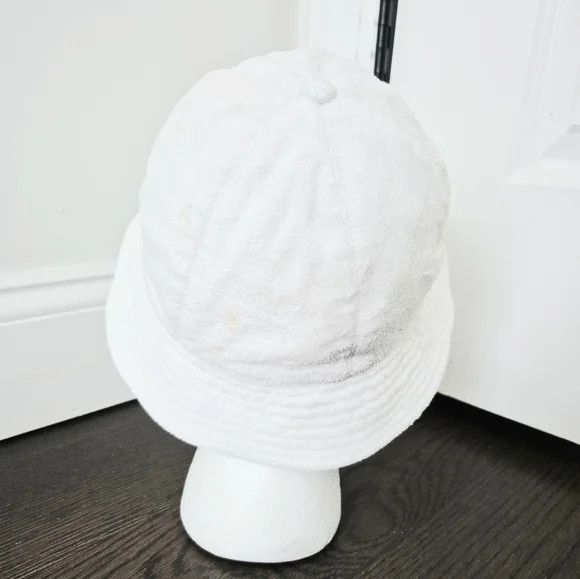 Vintage Terry Bucket Hat Beach Retro Y2K School Spring Summer Twee Size ONE SIZE - 4 Thumbnail
