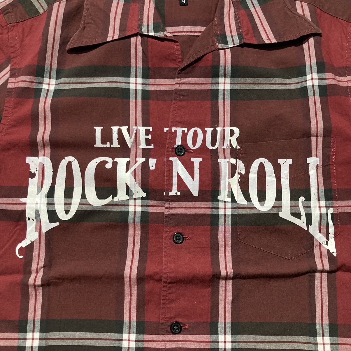 PPFM 2000s PPFM “Live Tour Rock n Roll” Flanel Plaid Shirt Punk Size US M / EU 48-50 / 2 - 7 Thumbnail