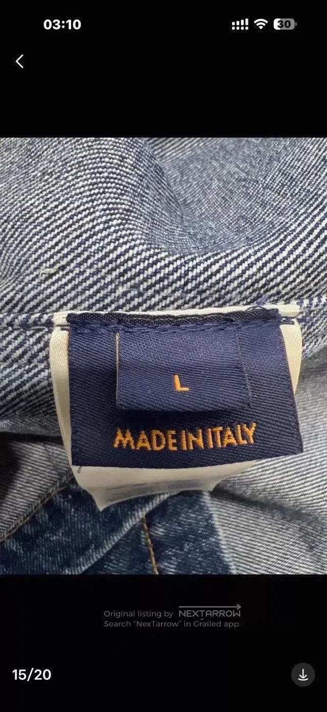 Louis Vuitton Blue Denim Jacket with Button Closure. Size US L / EU 52-54 / 3 - 2 Thumbnail