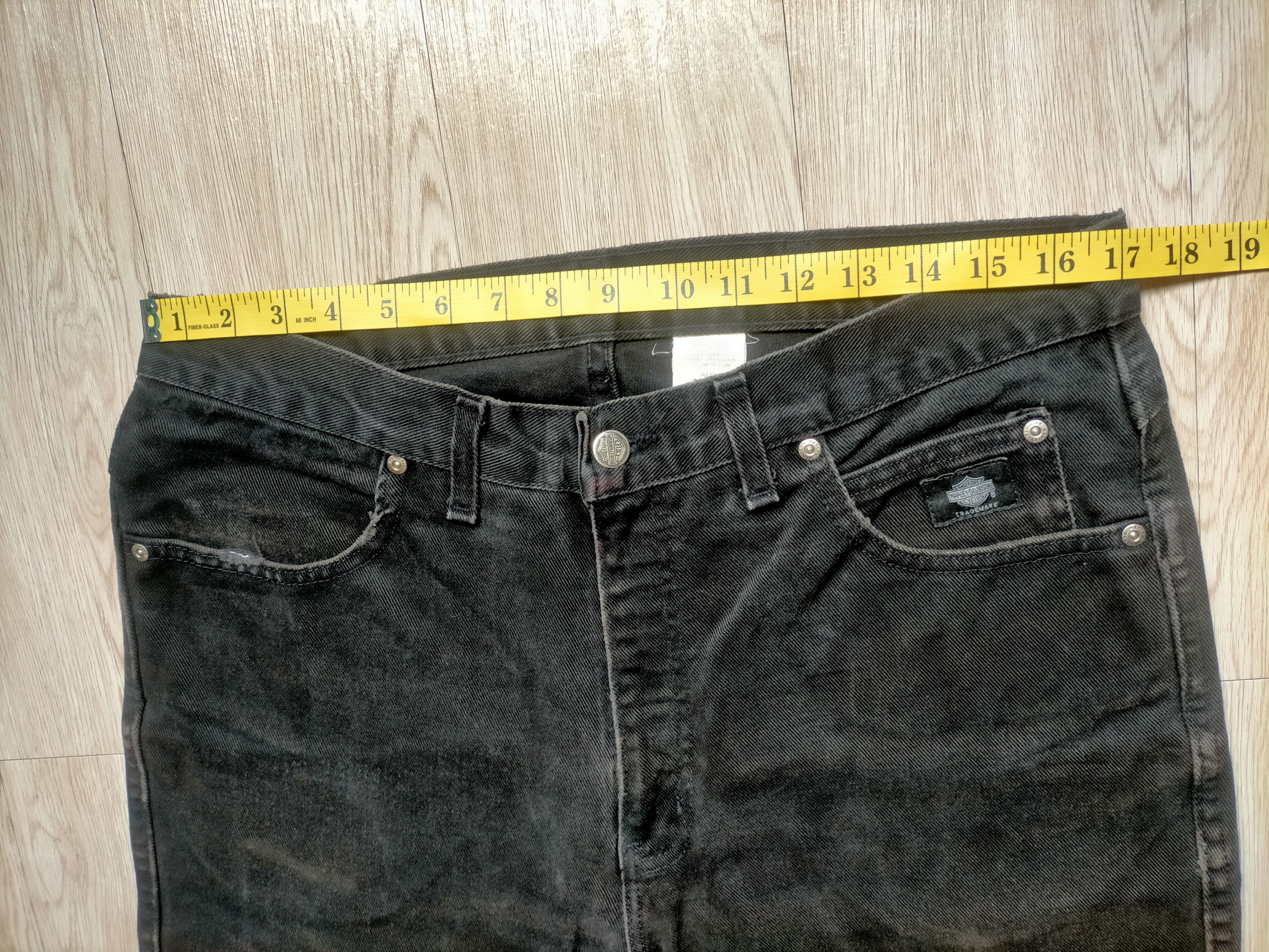 Harley Davidson Harley Davidson Black Baggy Jeans Made in usa Size US 34 / EU 50 - 21 Thumbnail