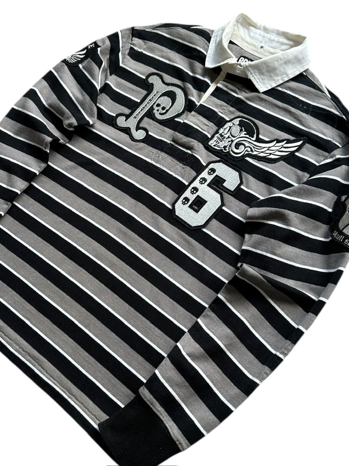 PPFM 2011A/W PPFM - ''RULE 05'' Striped polo long sleeve Size US L / EU 52-54 / 3 - 3 Thumbnail
