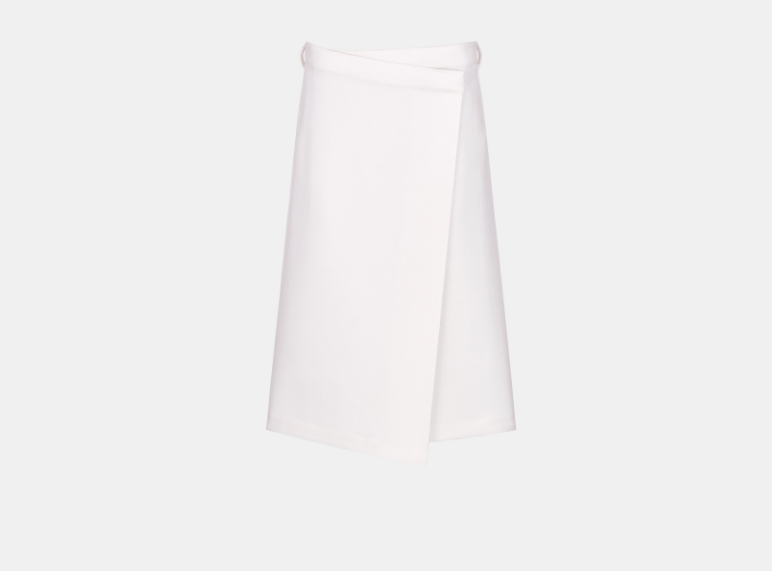 Dior o1w1db11225 457J10 Mini Skirt in Ecru Size 26" / US 2 / IT 38 - 1 Thumbnail
