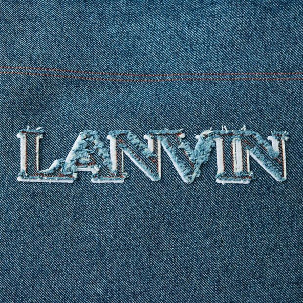 Lanvin o1g2r1mq1024 Size: OS / Tote Bag in Denim Blue Size ONE SIZE - 3 Thumbnail