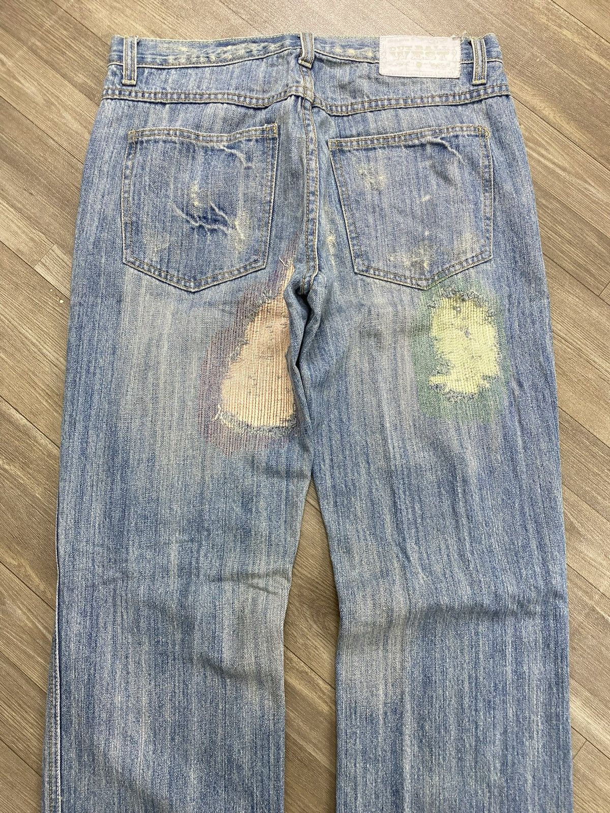 If Six Was Nine 2000s OutBall West Sasikho Distressed Jeans Balenciaga Style Size US 30 / EU 46 - 16 Thumbnail