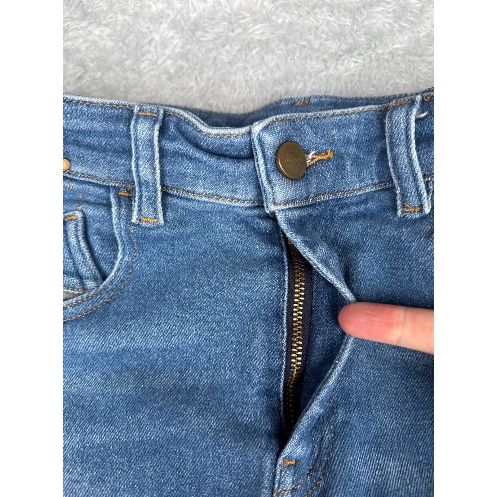 Diesel Diesel Womens Jeans Denim Blue 26 Regular 5-Pocket Distressed Stretch Skinny Size 26" / US 2 / IT 38 - 5 Thumbnail