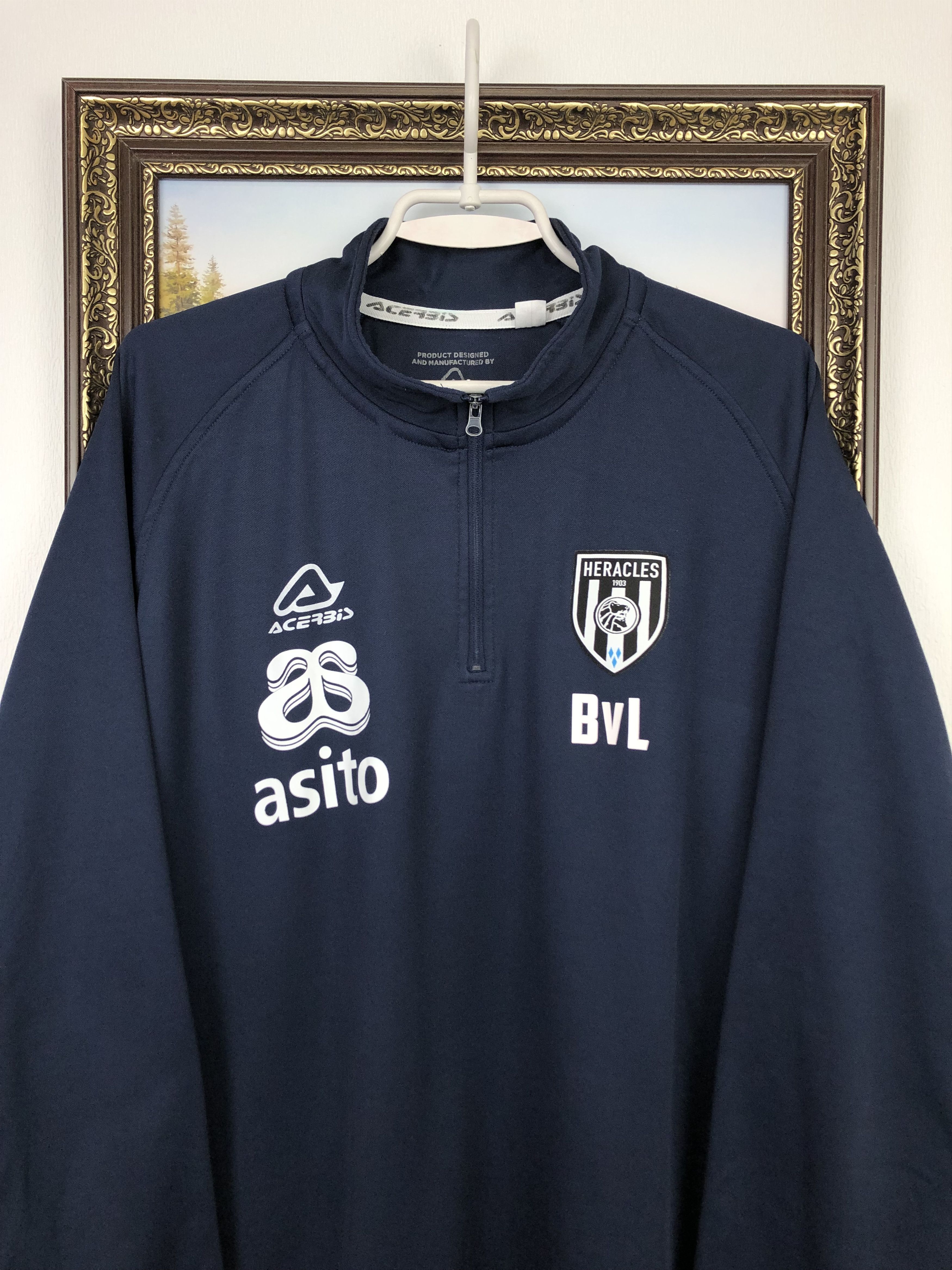 Other Heracles Almelo Football Jacket Track Train Sweatshirt Size US XXL / EU 58 / 5 - 2 Thumbnail