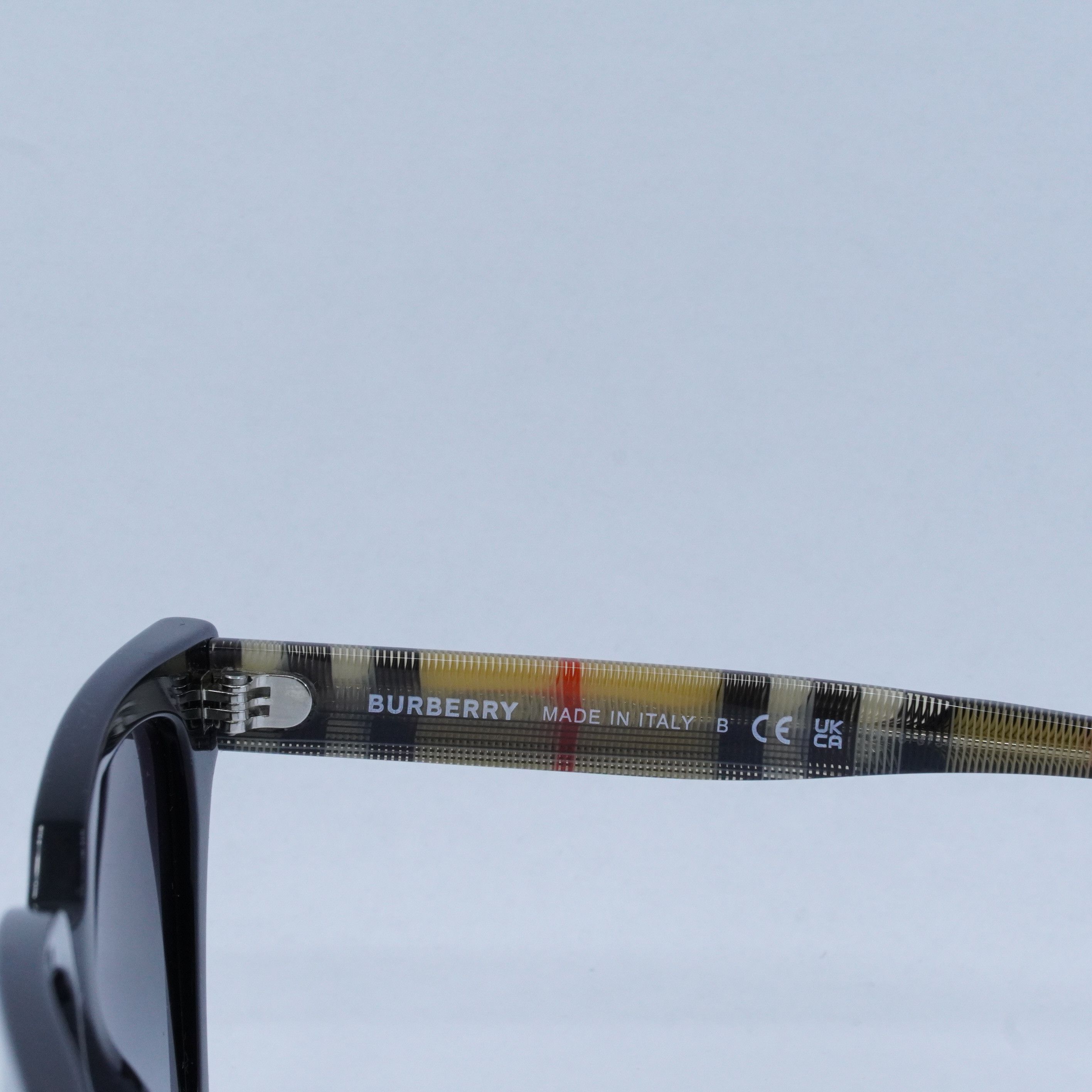 Burberry Burberry BE4335 39298G Sunglasses Black Square Frame Size ONE SIZE - 5 Thumbnail