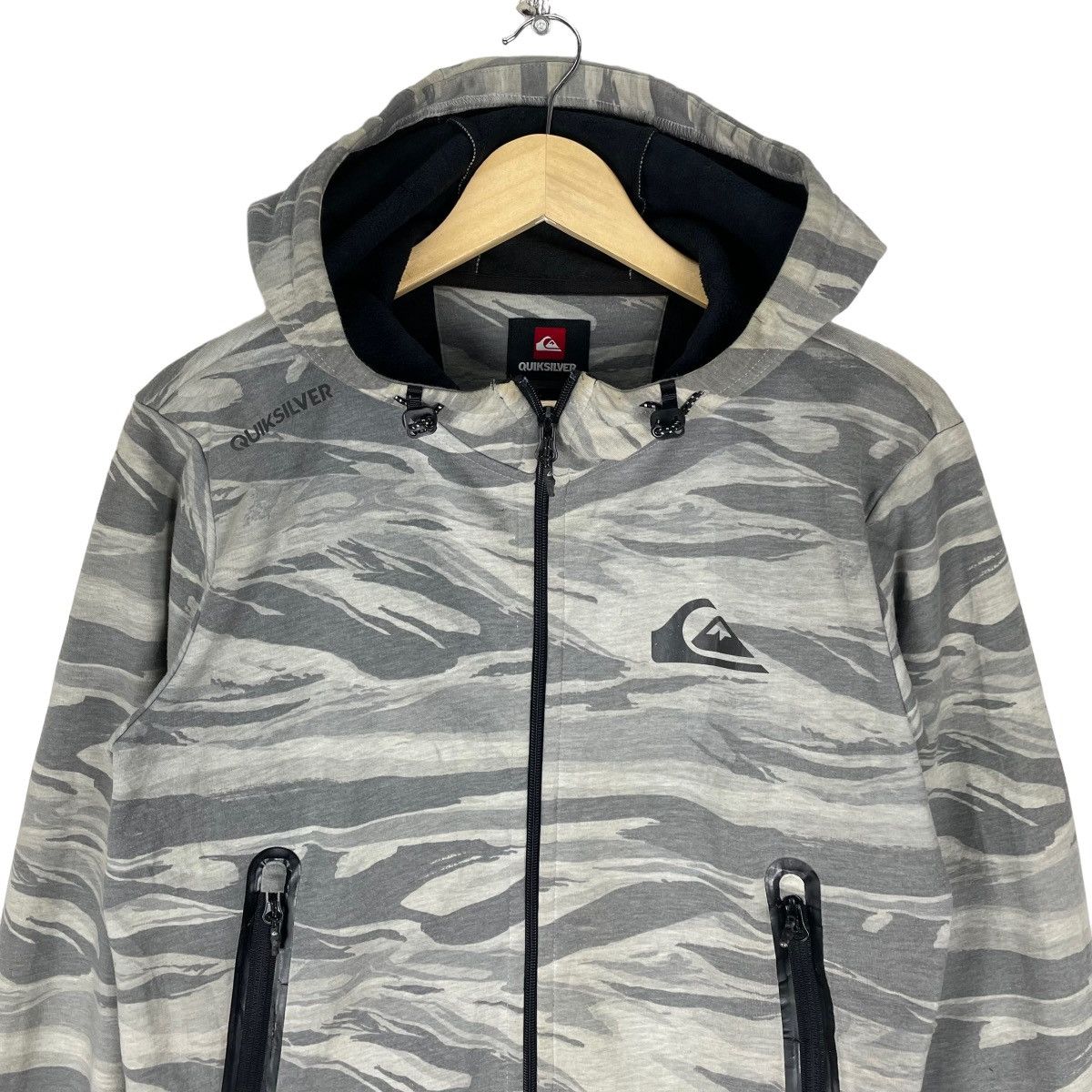 Quiksilver ⚡️QUICKSILVER SURFING CAMOUFLAGE HOODIE SWEATSHIRT Size US M / EU 48-50 / 2 - 2 Thumbnail