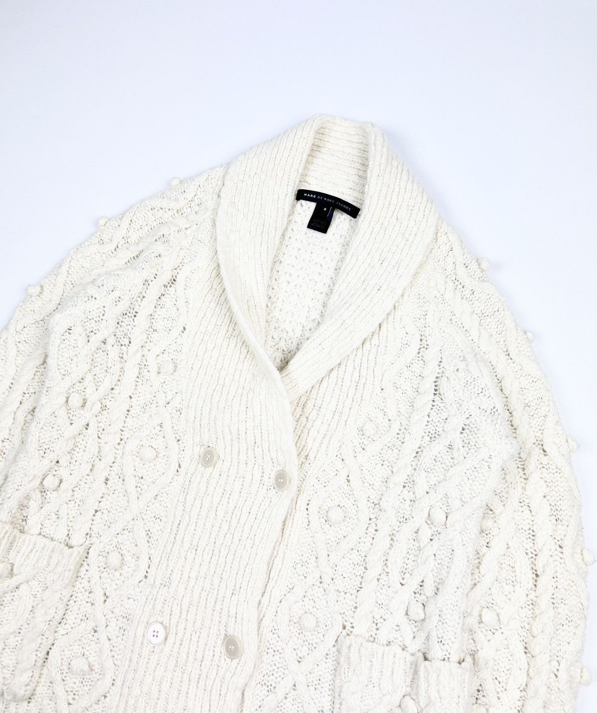 Acne Studios × Designer × Marc Jacobs Marc By Marc Jacobs Wool Cardigan Knit Sweater Size S / US 4 / IT 40 - 4 Thumbnail
