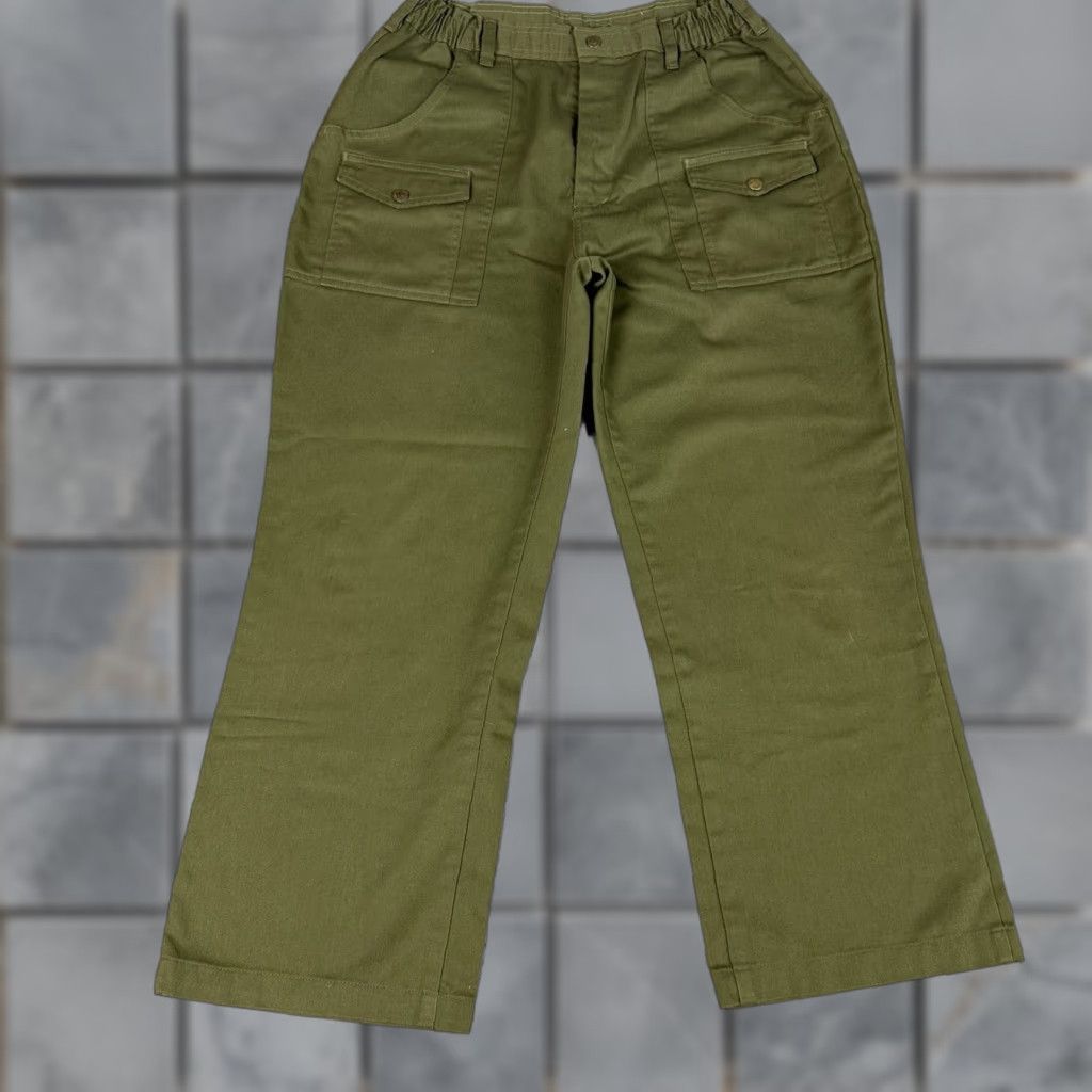 Vintage VINTAGE Boy Scouts Pants Mens 30x26 Green BSA Cargo Uniform Real 80s 90s Retro American Classic Size US 30 / EU 46 - 1 Thumbnail
