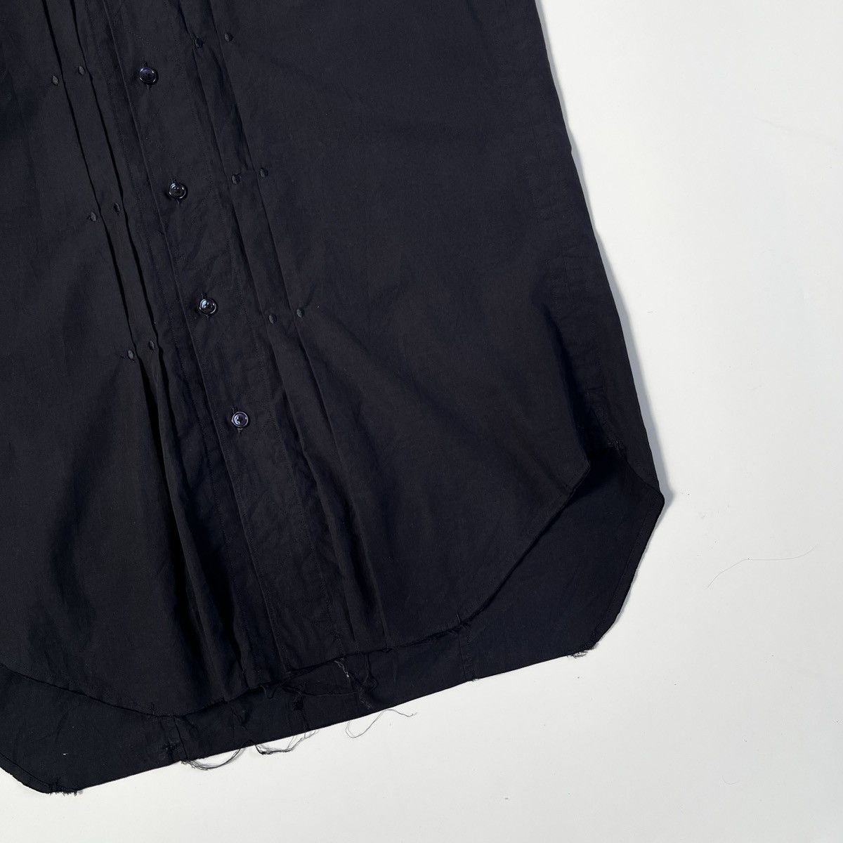 Takahiromiyashita The Soloist. TAKAHIROMIYASHITA cut off sleeve button shirt Size US XS / EU 42 / 0 - 6 Thumbnail